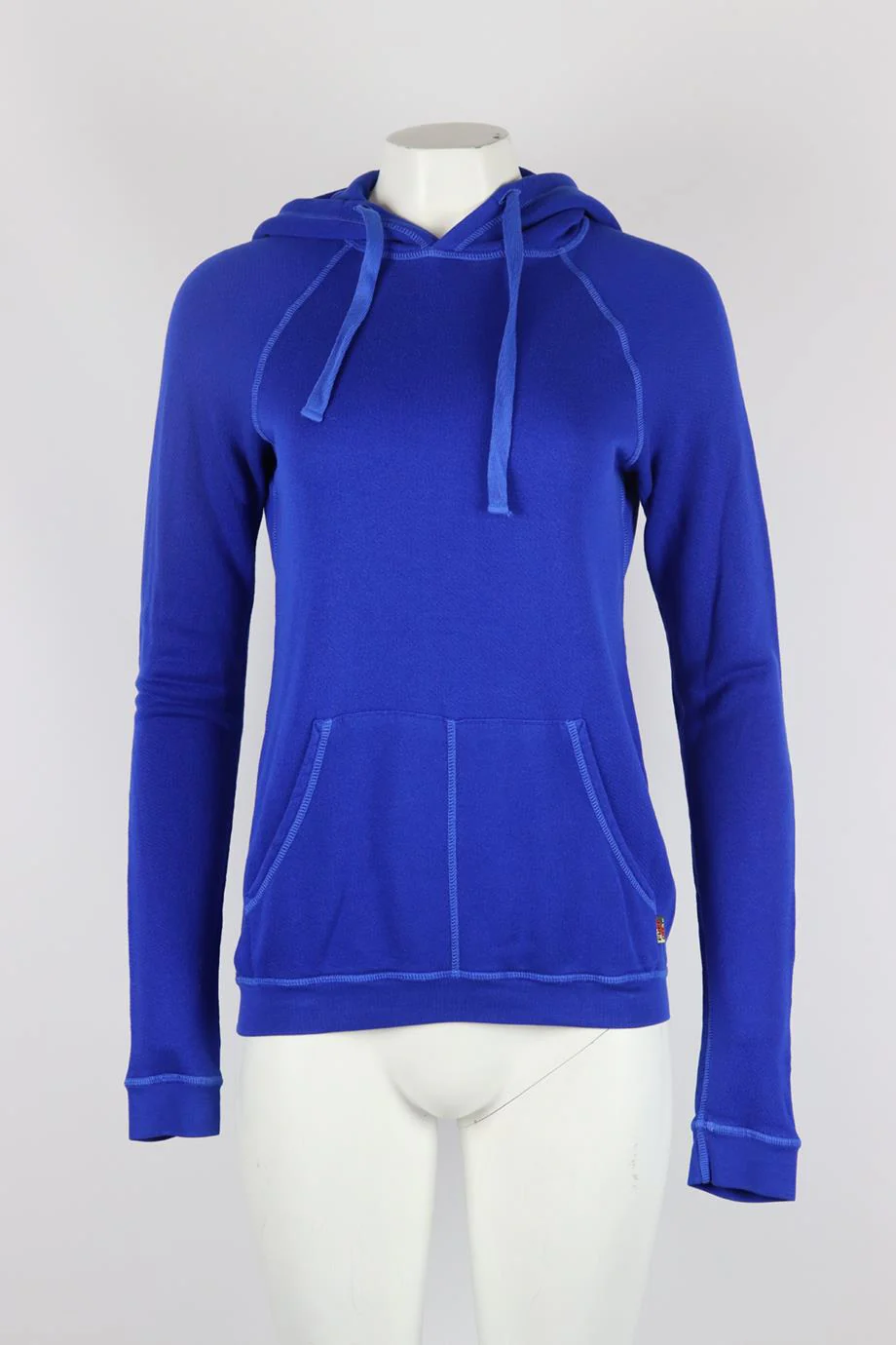 FREE CITY PRINTED COTTON JERSEY HOODIE SMALL - Image 2