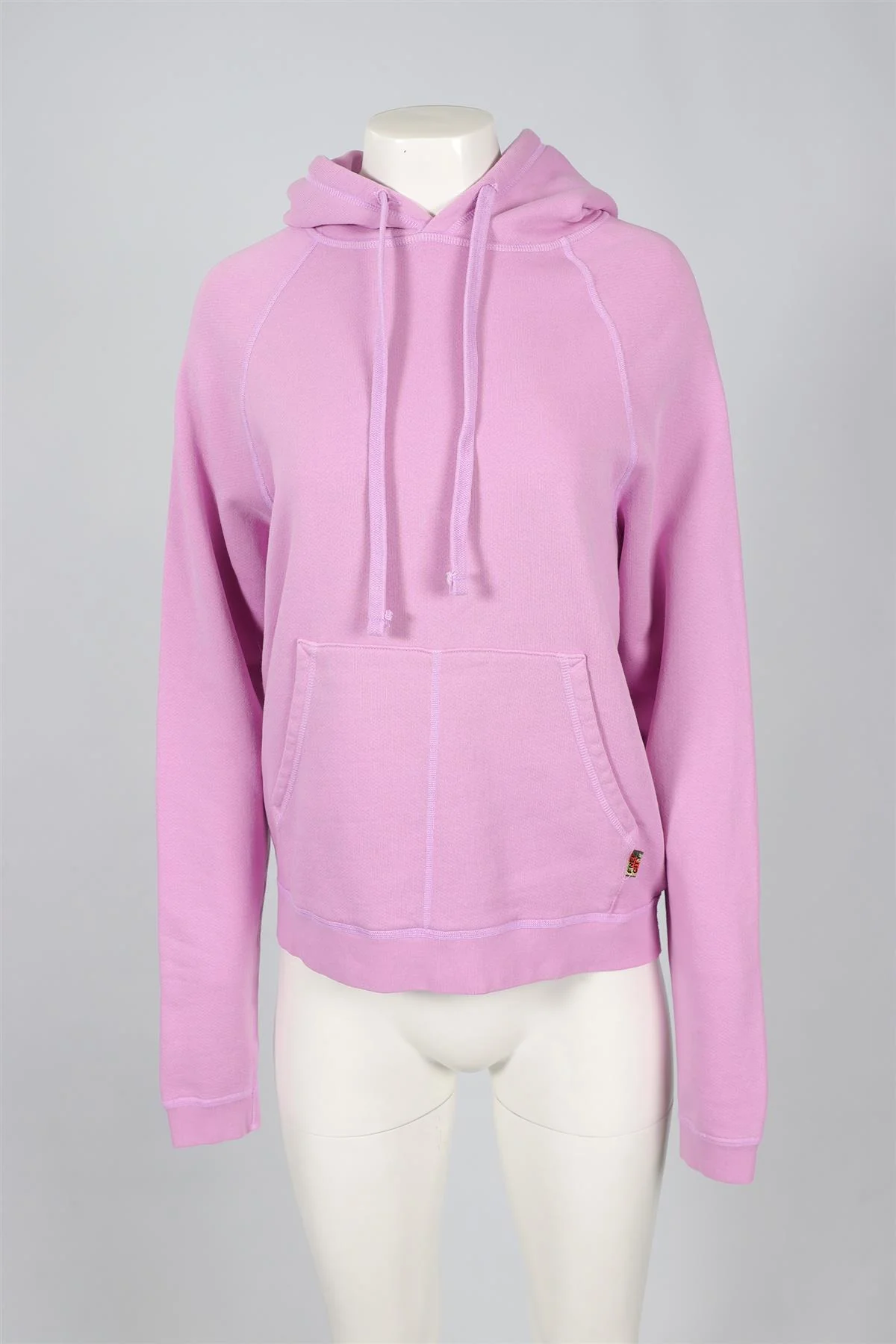 FREE CITY PURPLE COTTON HOODIE US 0 UK 4 - Image 2