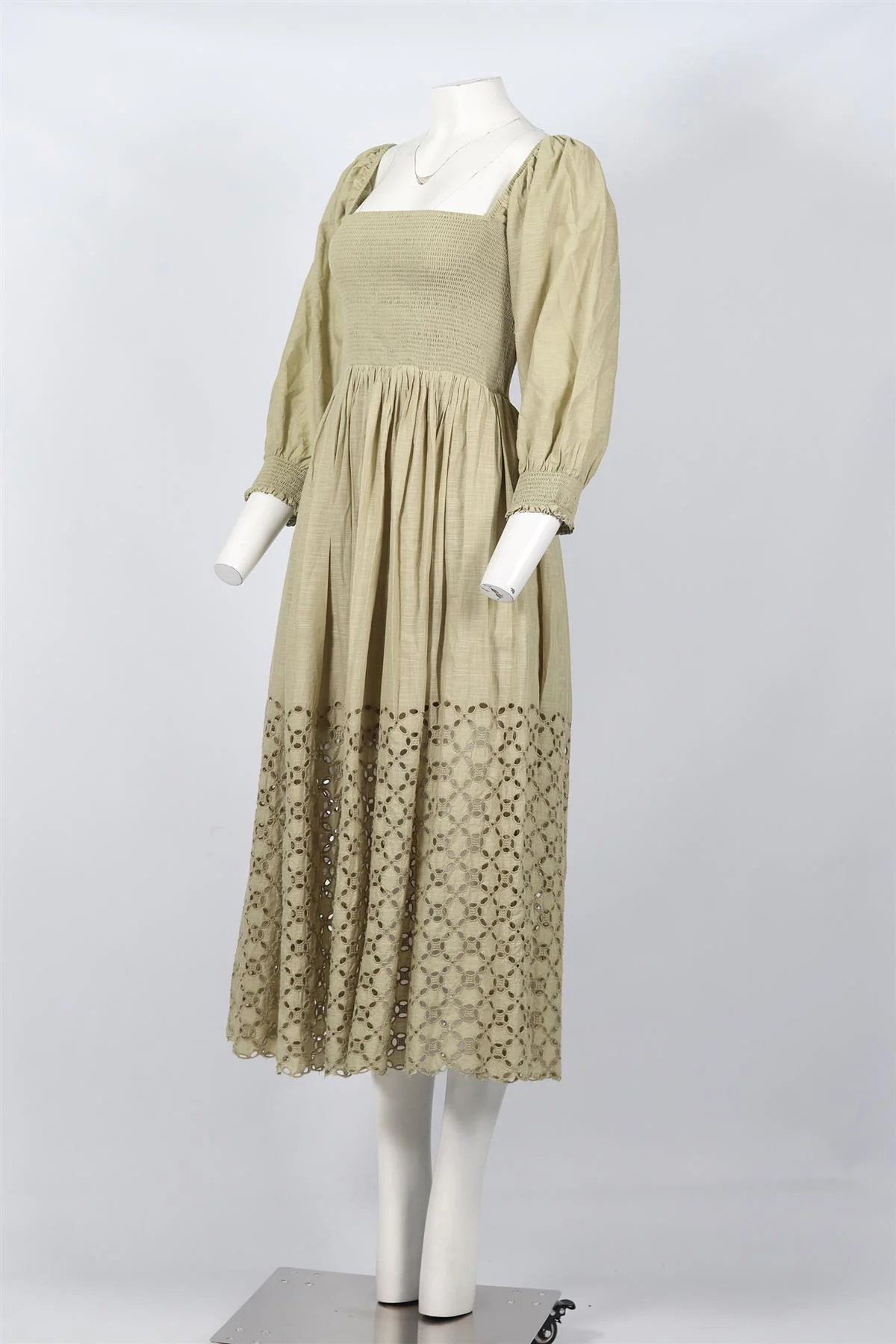 FREE PEOPLE COTTON MAXI DRESS SMALL - Image 3