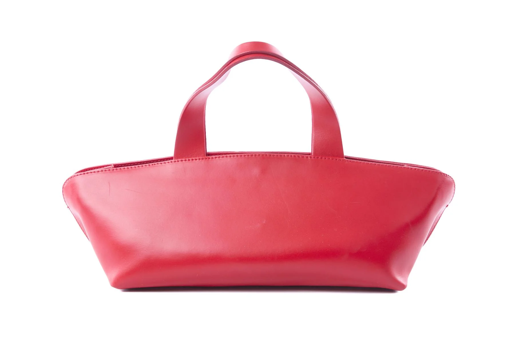 FURLA RED LEATHER TOTE BAG - Image 6