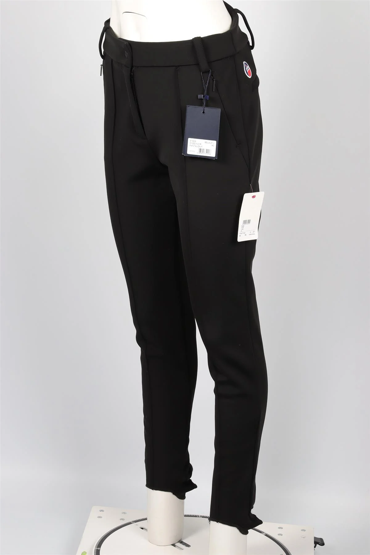 FUSALP BLACK STRETCH STIRRUP SKI PANTS FR 40 UK 12 - Image 3