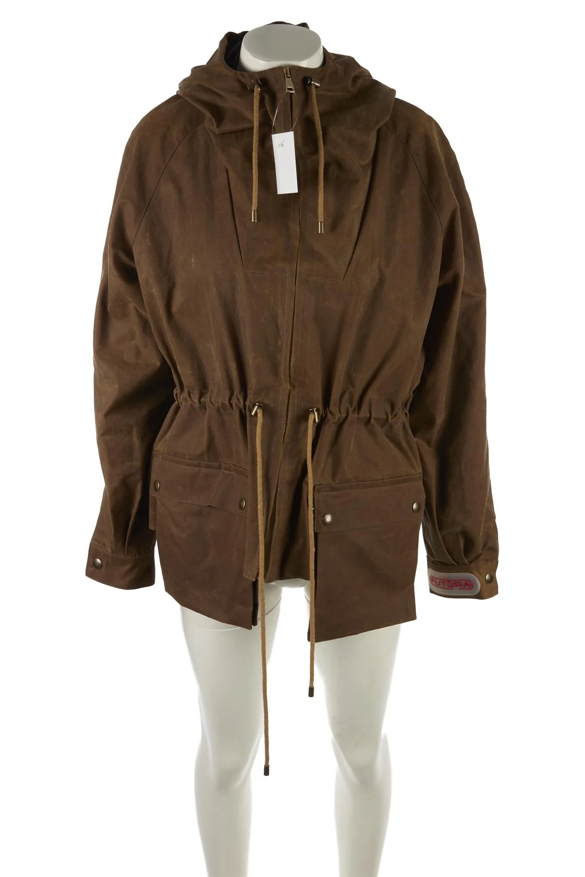 FUTURA BROWN WAXED JACKET XSMALL - Image 2