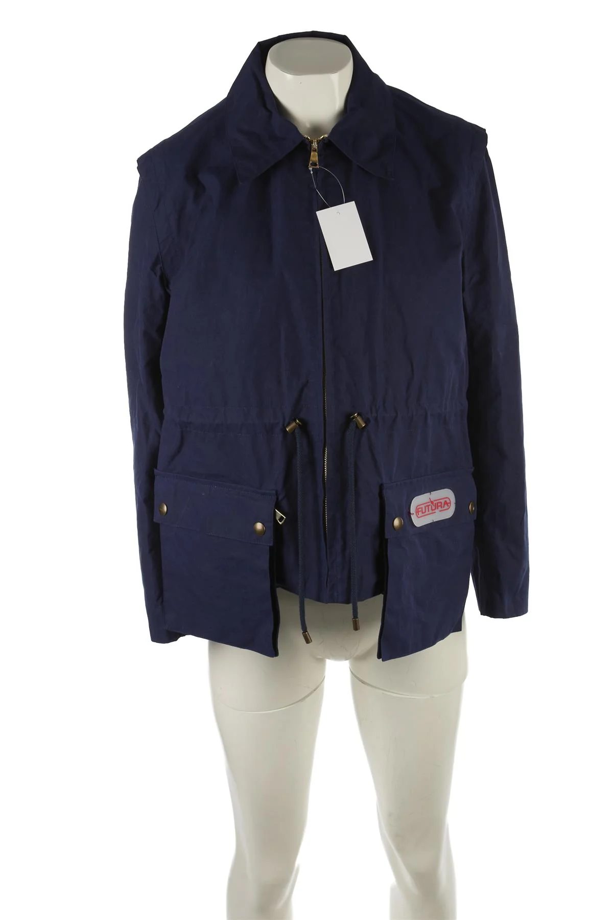 FUTURA NAVY COTTON JACKET SMALL - Image 2