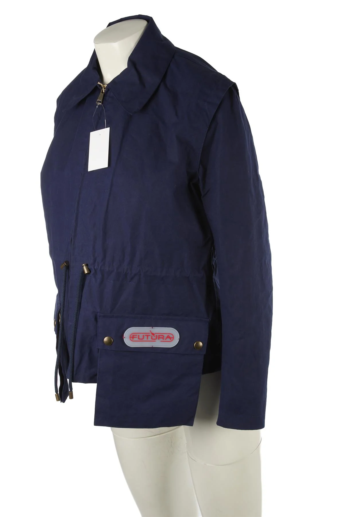 FUTURA NAVY COTTON JACKET SMALL - Image 3