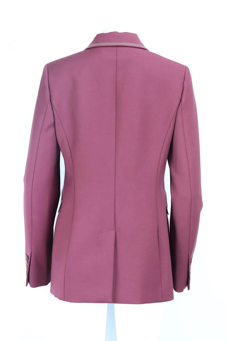 GABRIELA HEARST ANGELA DOUBLE BREASTED WOOL BLEND BLAZER US 8 UK 12 - Image 4