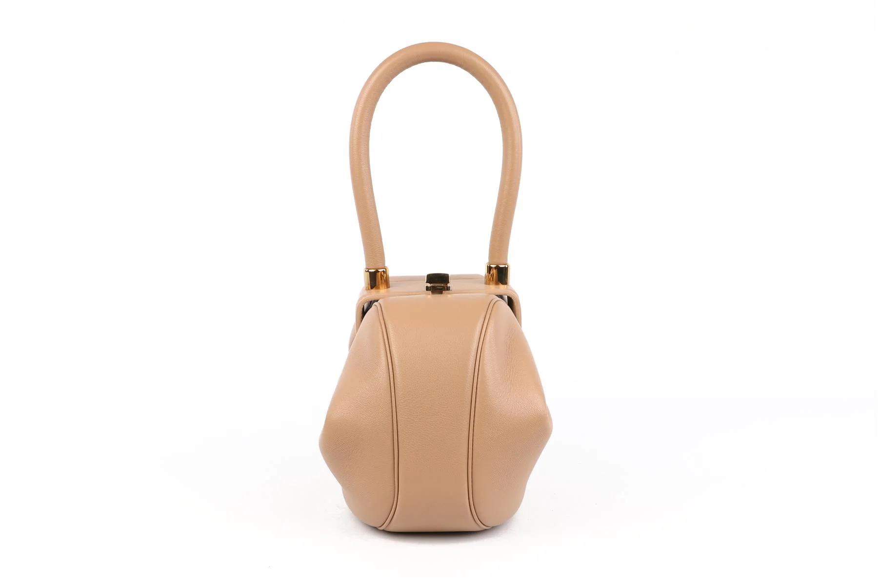 GABRIELA HEARST BEIGE NINA LEATHER TOTE BAG - Image 4