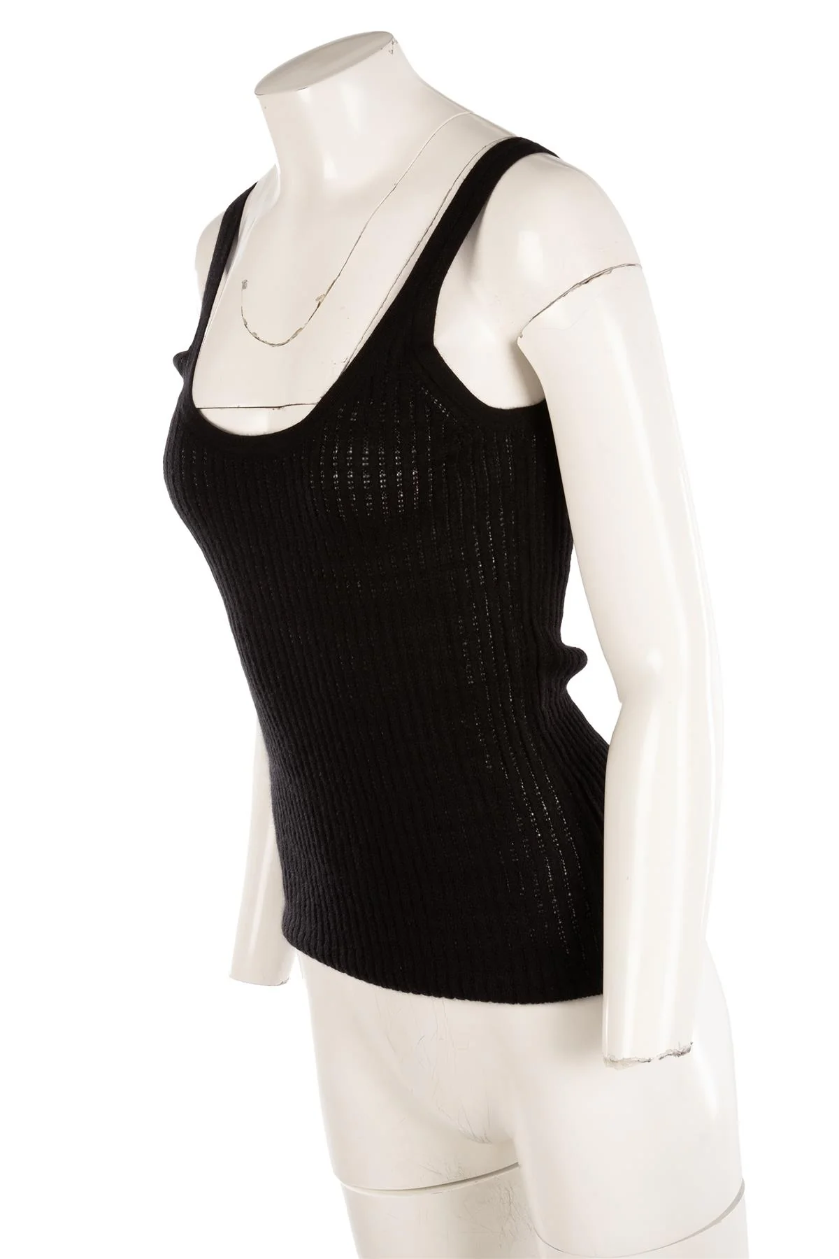 GABRIELA HEARST BLACK CASHMERE VEST LARGE - Image 3
