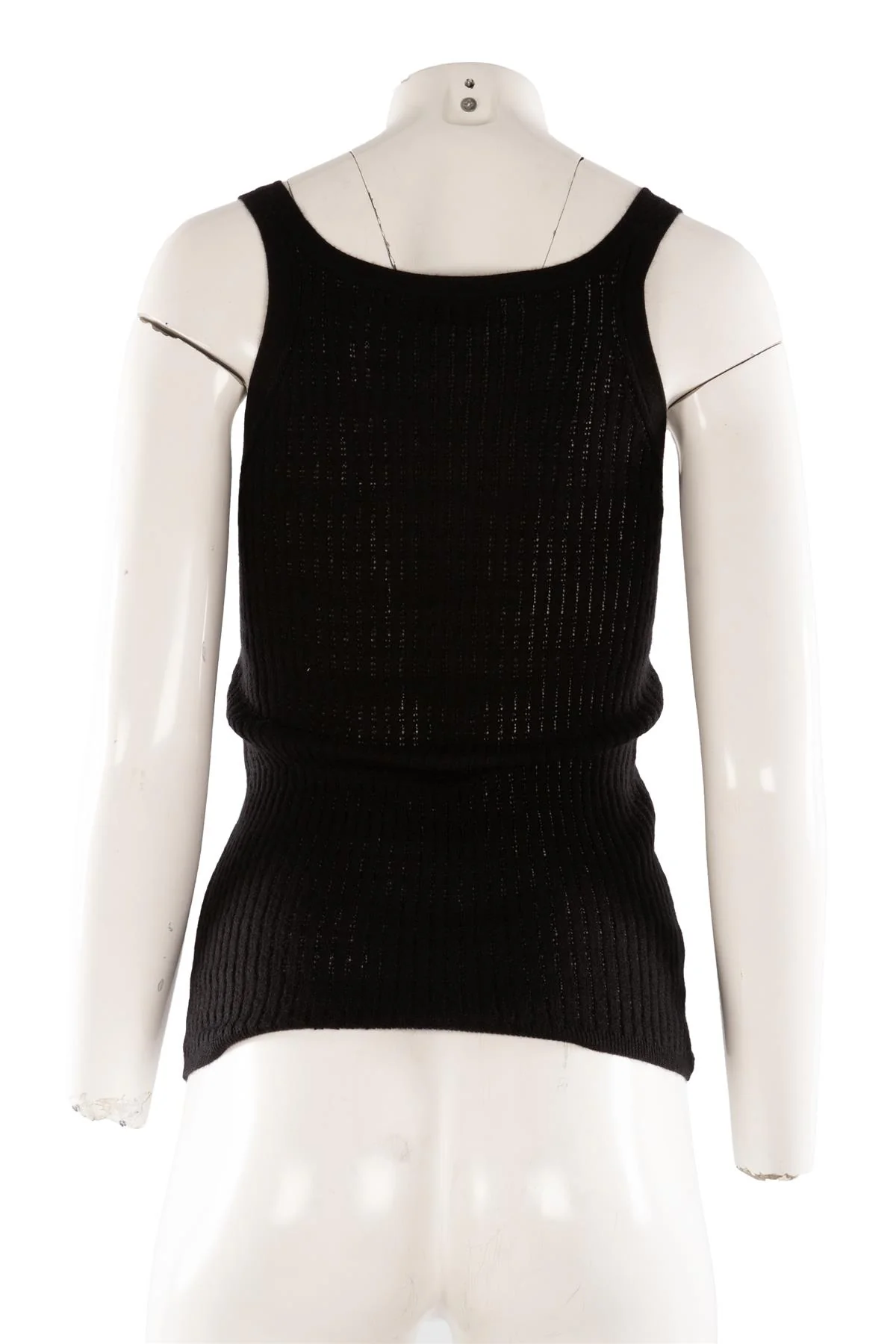 GABRIELA HEARST BLACK CASHMERE VEST LARGE - Image 4