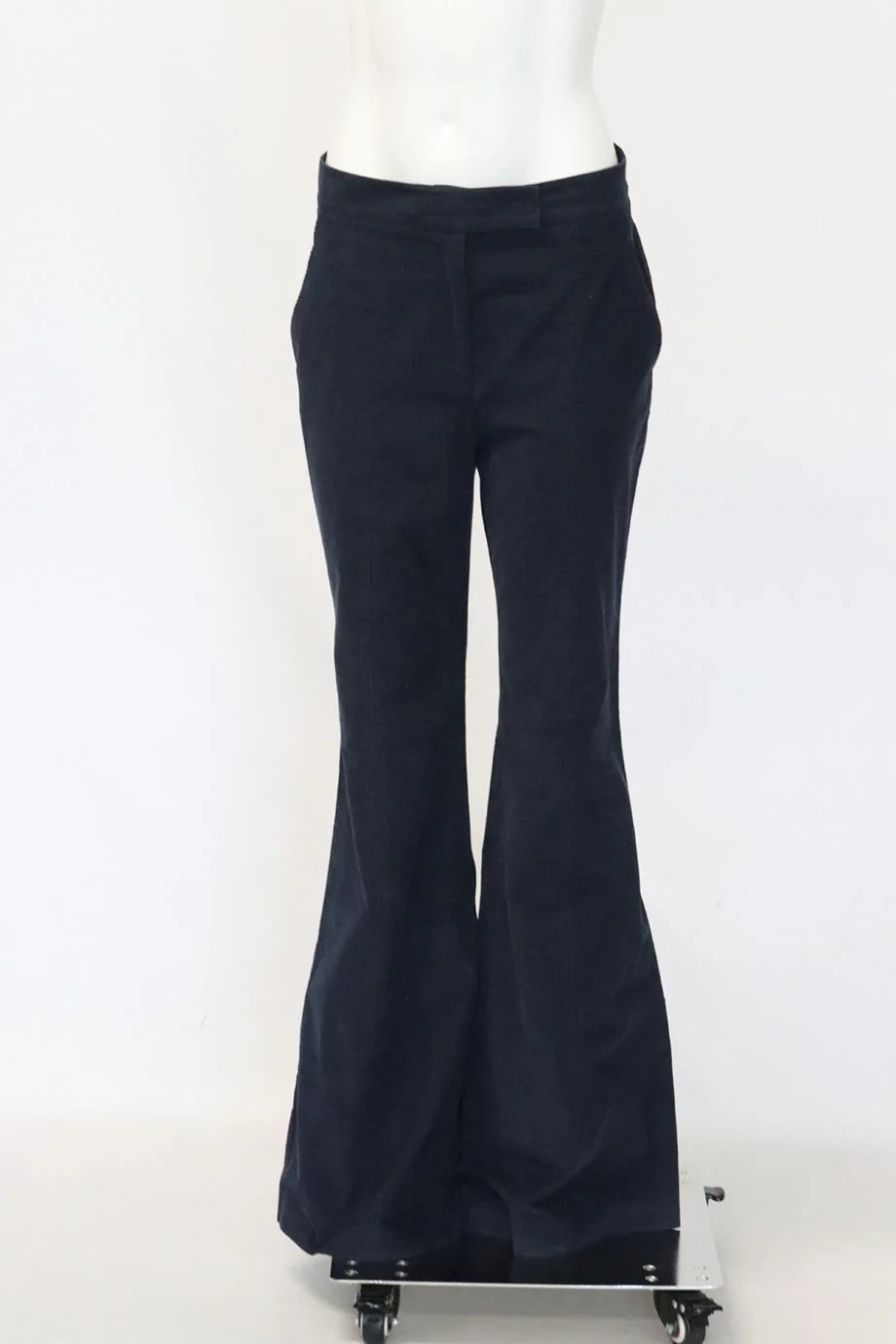 GABRIELA HEARST CORDUROY FLARED TROUSERS IT 40 - Image 2