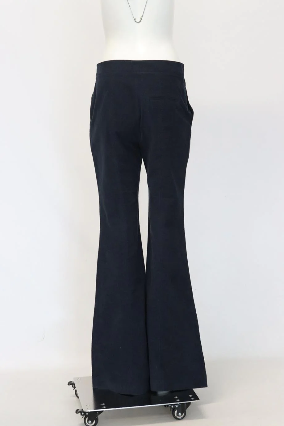 GABRIELA HEARST CORDUROY FLARED TROUSERS IT 40 - Image 4