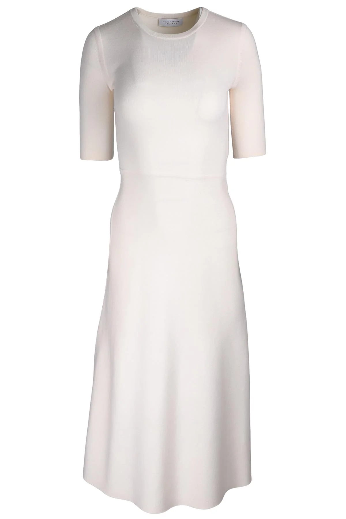 GABRIELA HEARST CREAM WOOL MAXI DRESS XSMALL