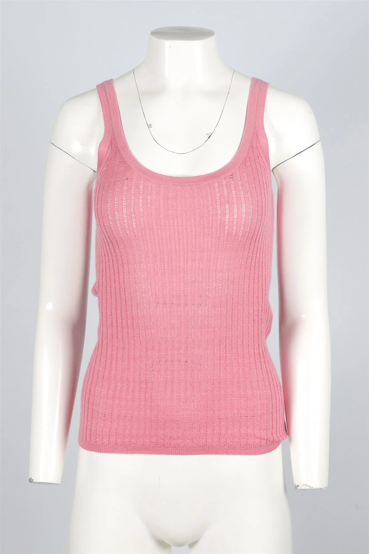 GABRIELA HEARST PINK CASHMERE VEST SMALL - Image 2