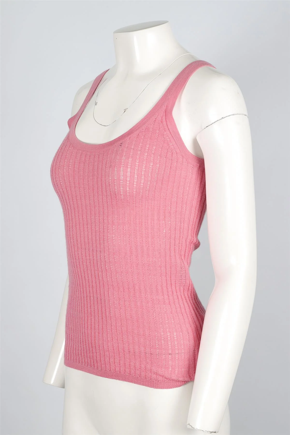 GABRIELA HEARST PINK CASHMERE VEST SMALL - Image 3