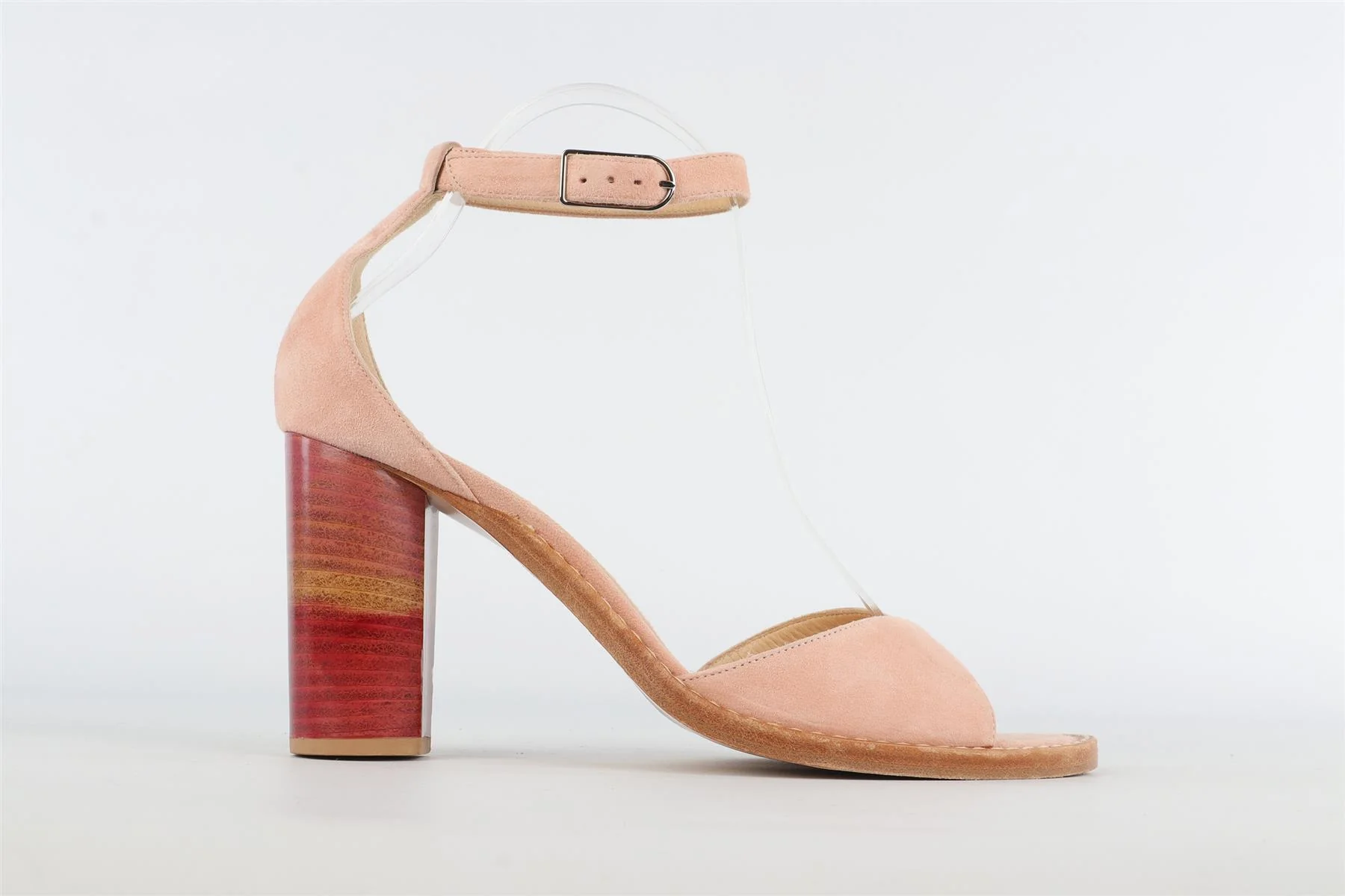 GABRIELA HEARST PINK SUEDE SANDALS EU 38 UK 5 US 8 - Image 2