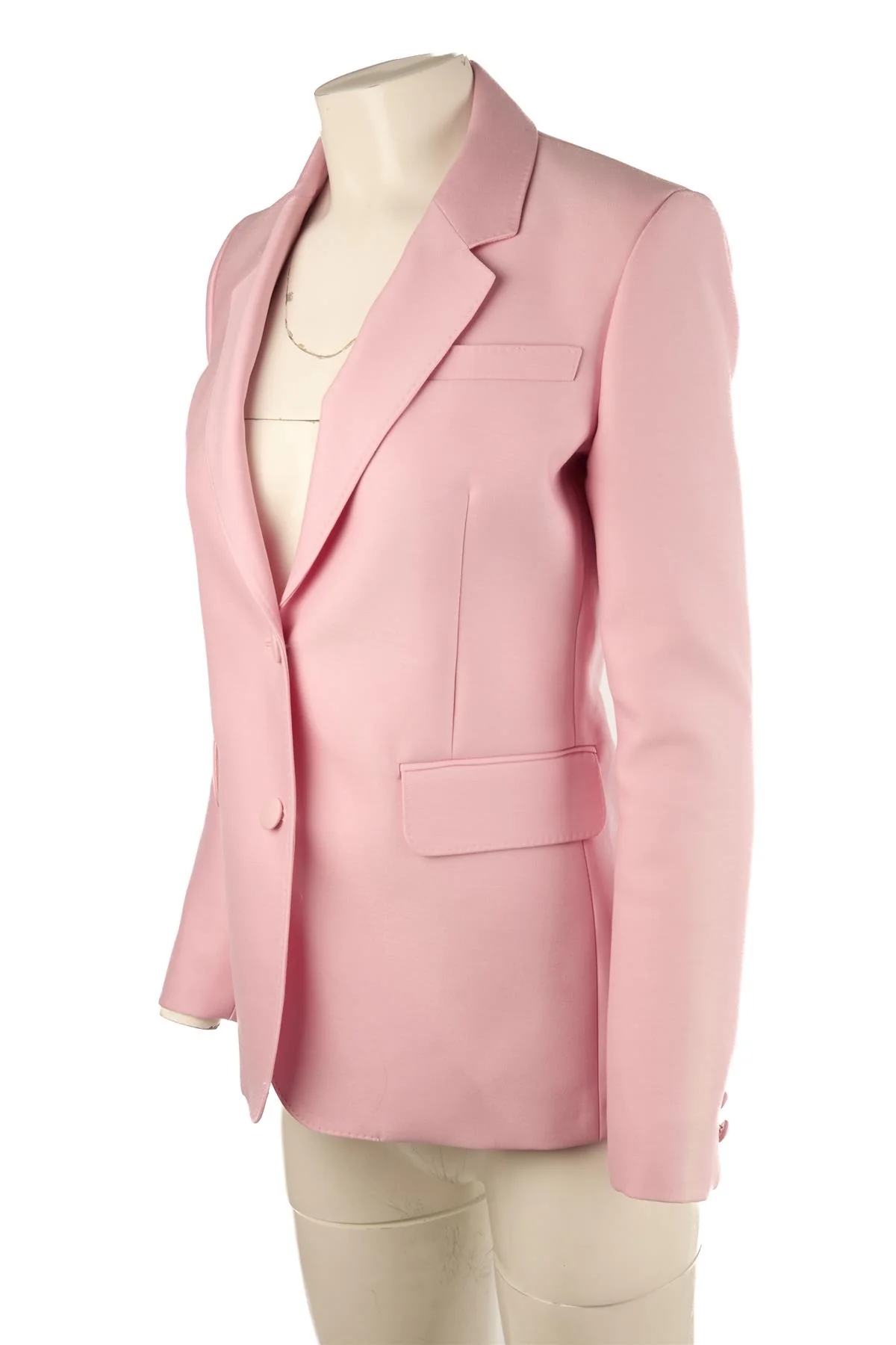 GABRIELA HEARST PINK WOOL BLAZER IT 38 UK 6 - Image 3