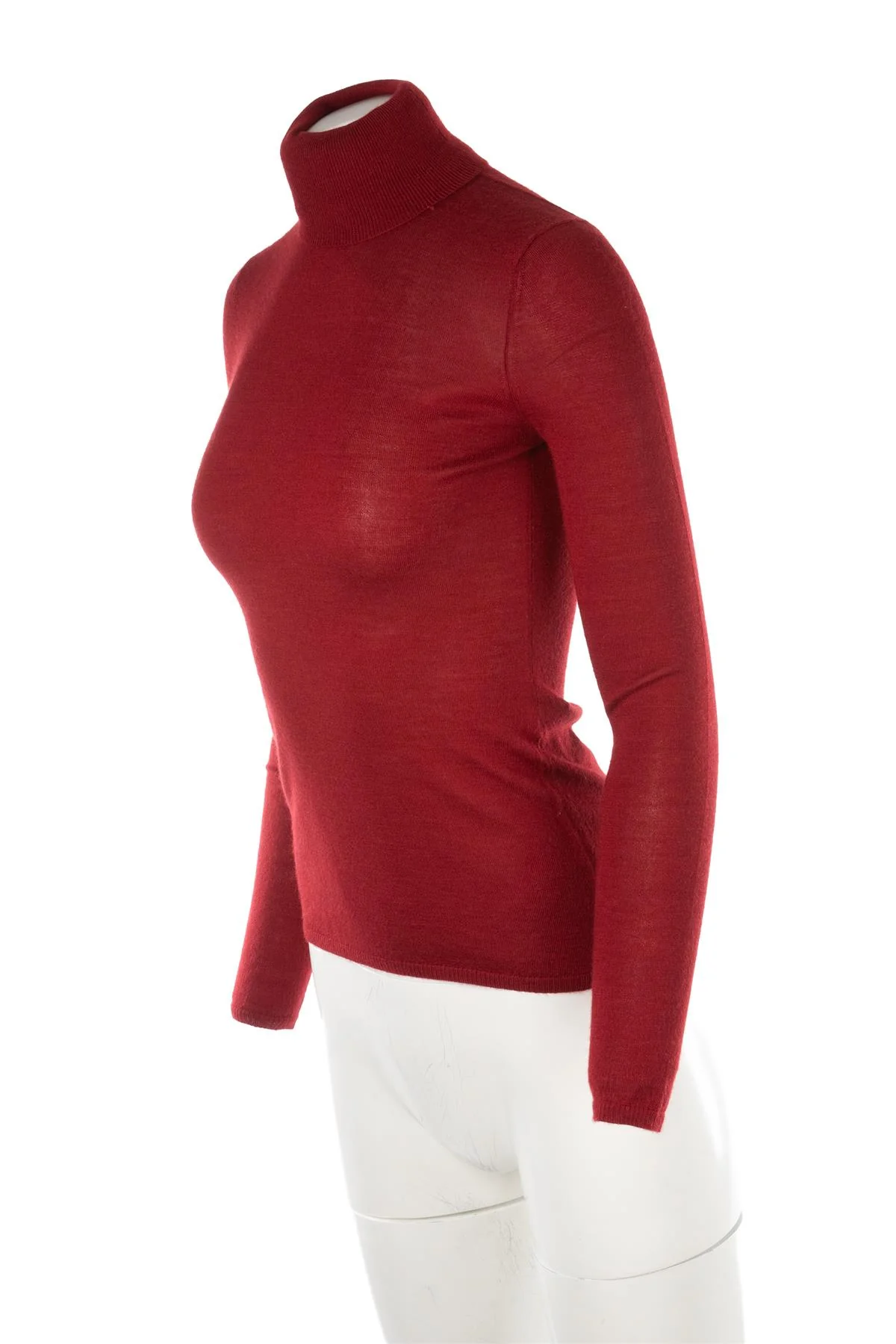 GABRIELA HEARST RED CASHMERE SWEATER SMALL - Image 3
