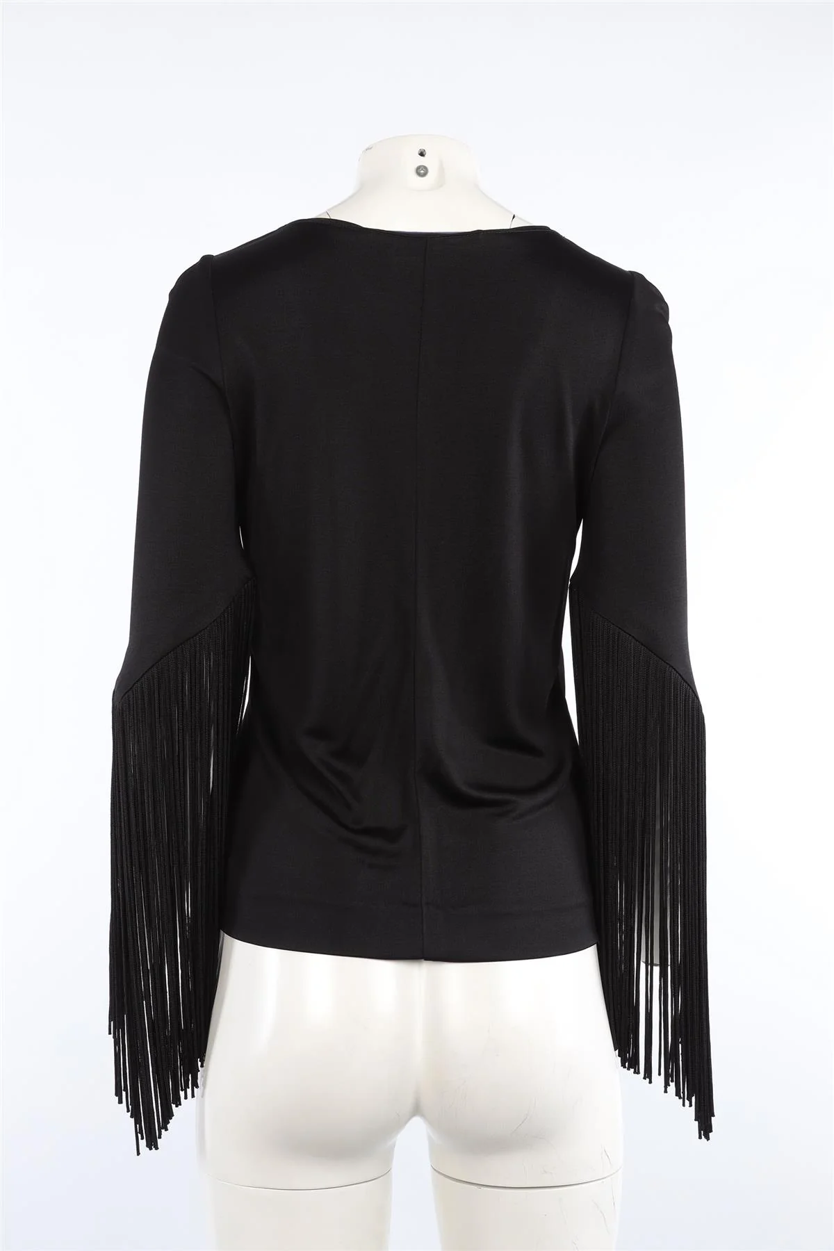 GALVAN LONDON BLACK JERSEY TOP FR 36 UK 8 - Image 4