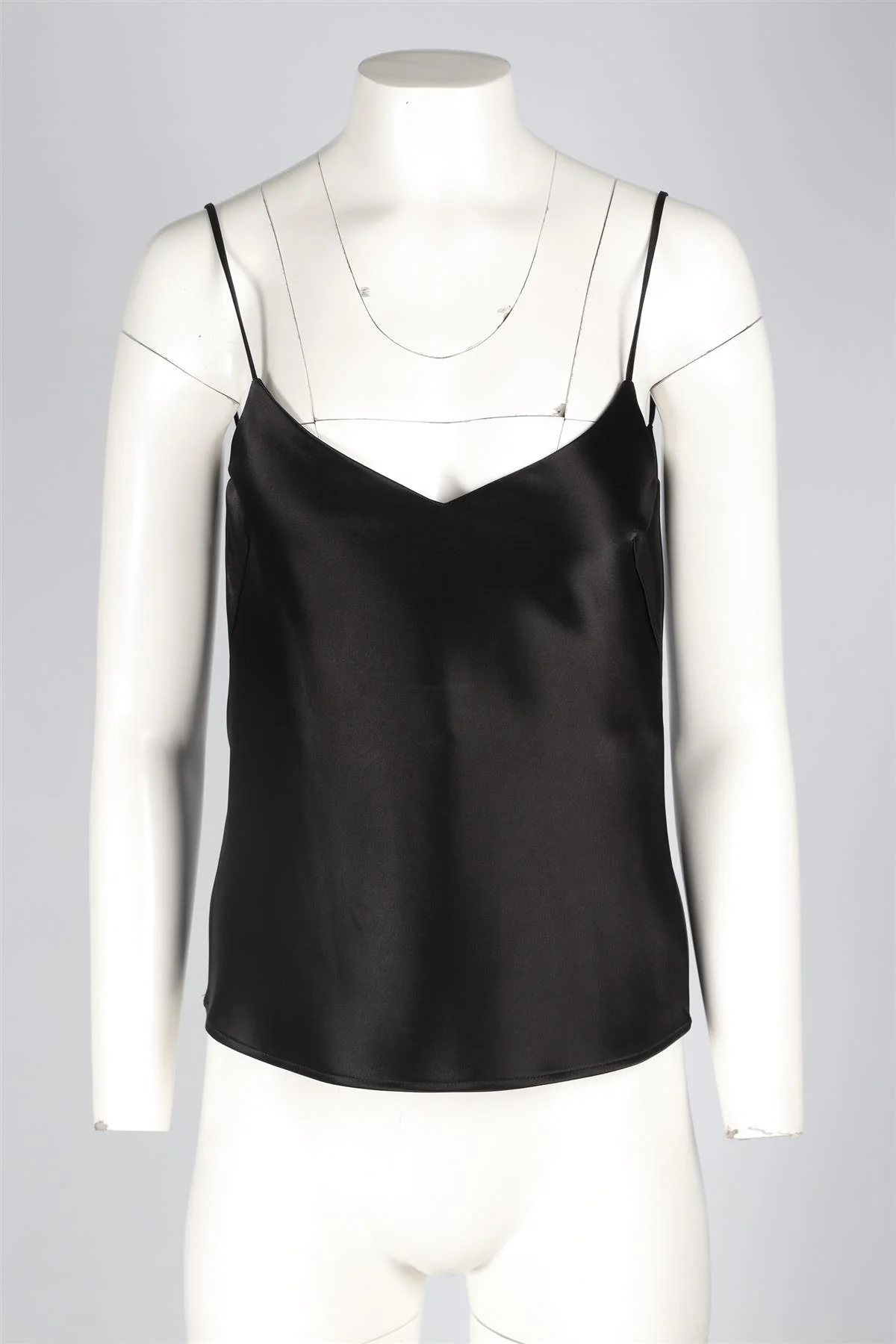 GALVAN LONDON BLACK SATIN TOP UK 8 - Image 2