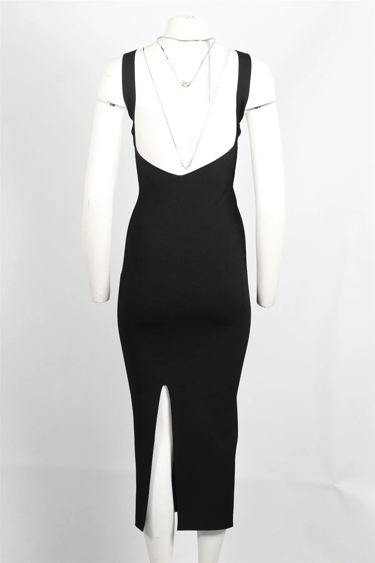 GALVAN LONDON CRYSTAL AND KNIT MIDI DRESS XSMALL - Image 4