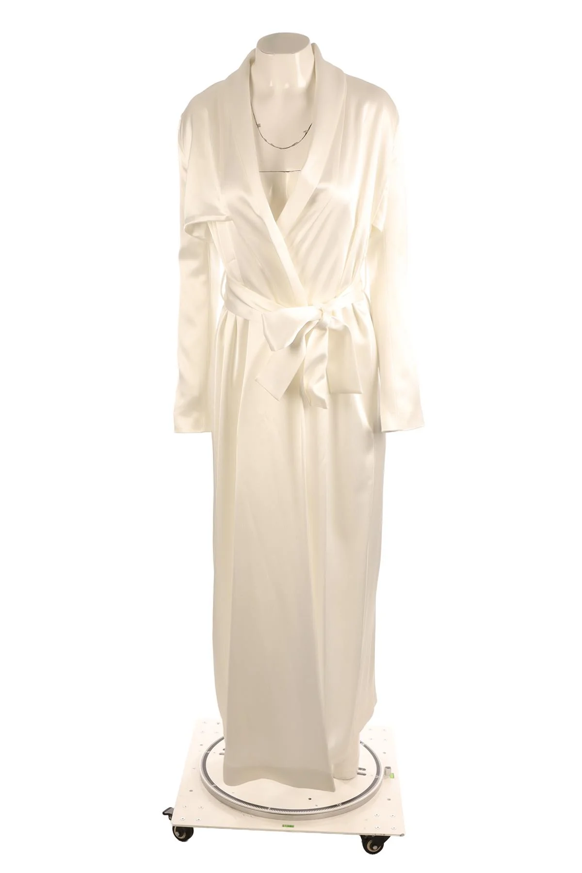 GALVAN LONDON IVORY SATIN COAT SMALL - Image 2