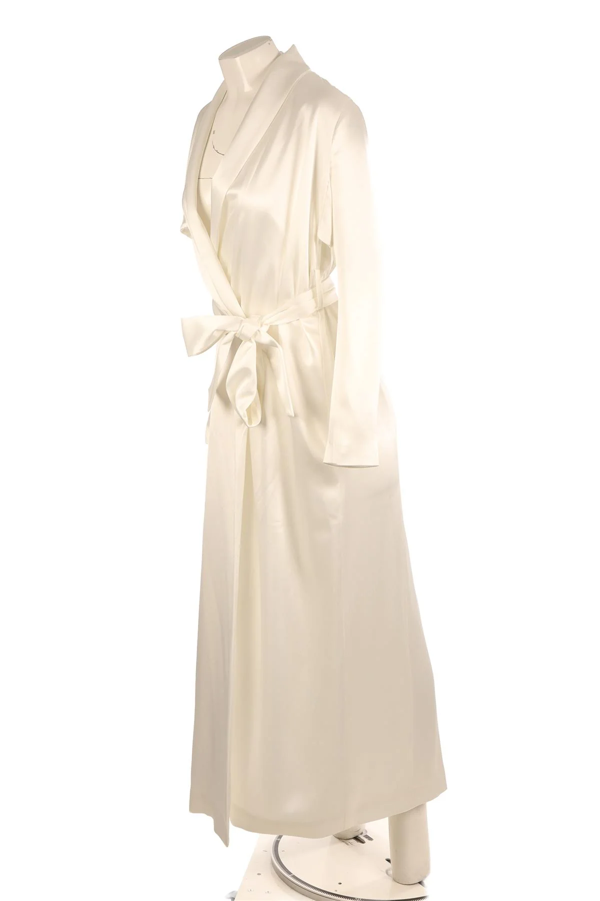 GALVAN LONDON IVORY SATIN COAT SMALL - Image 3