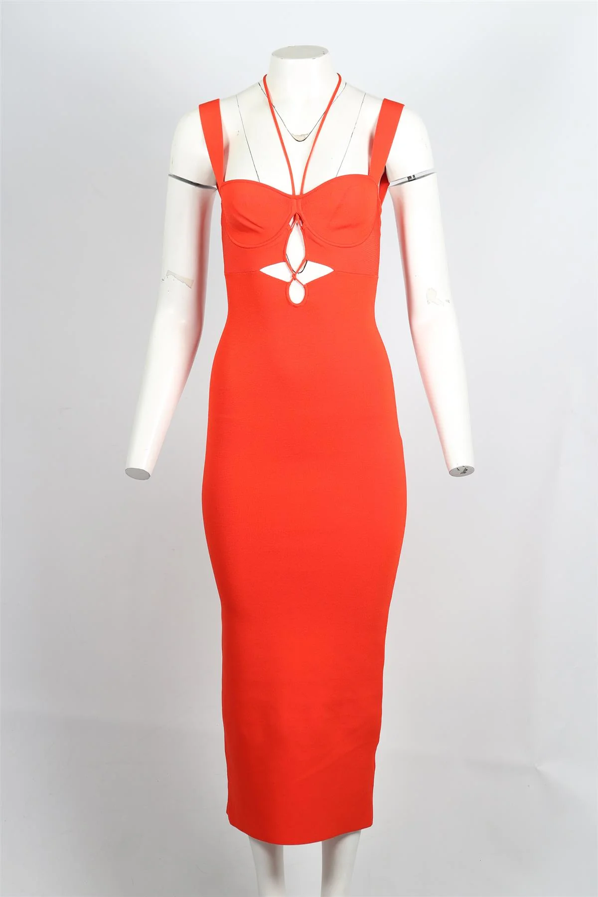 GALVAN LONDON KNIT MIDI DRESS SMALL - Image 2