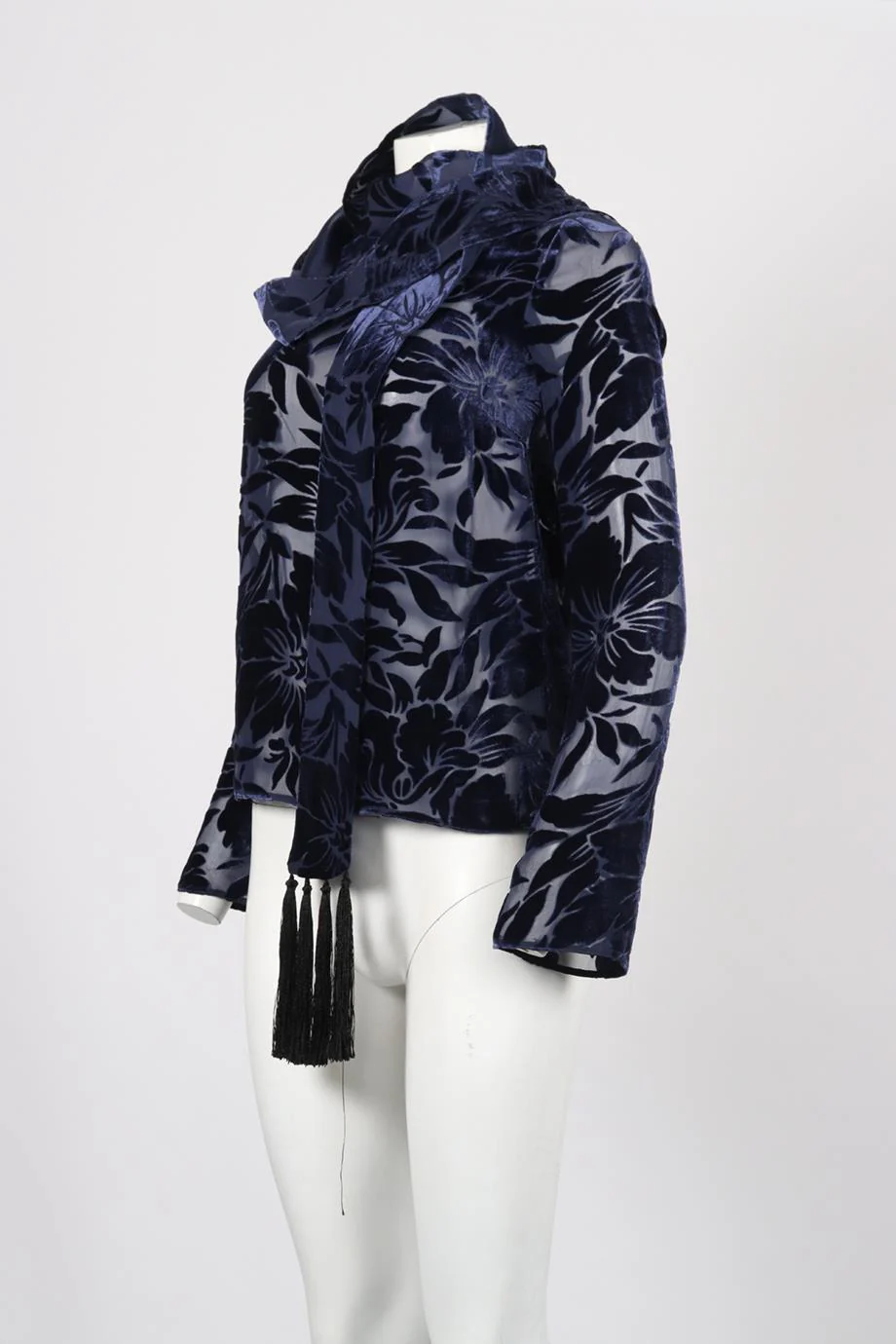 GALVAN LONDON VELVET AND SILK TOP UK 8 - Image 3