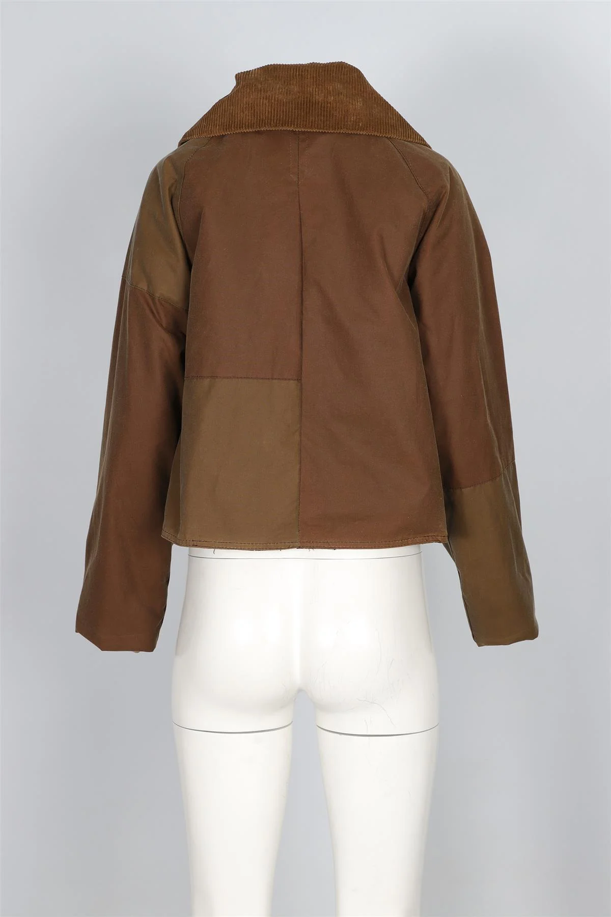 GANNI + BARBOUR BROWN COTTON JACKET UK 6 US 2 - Image 4