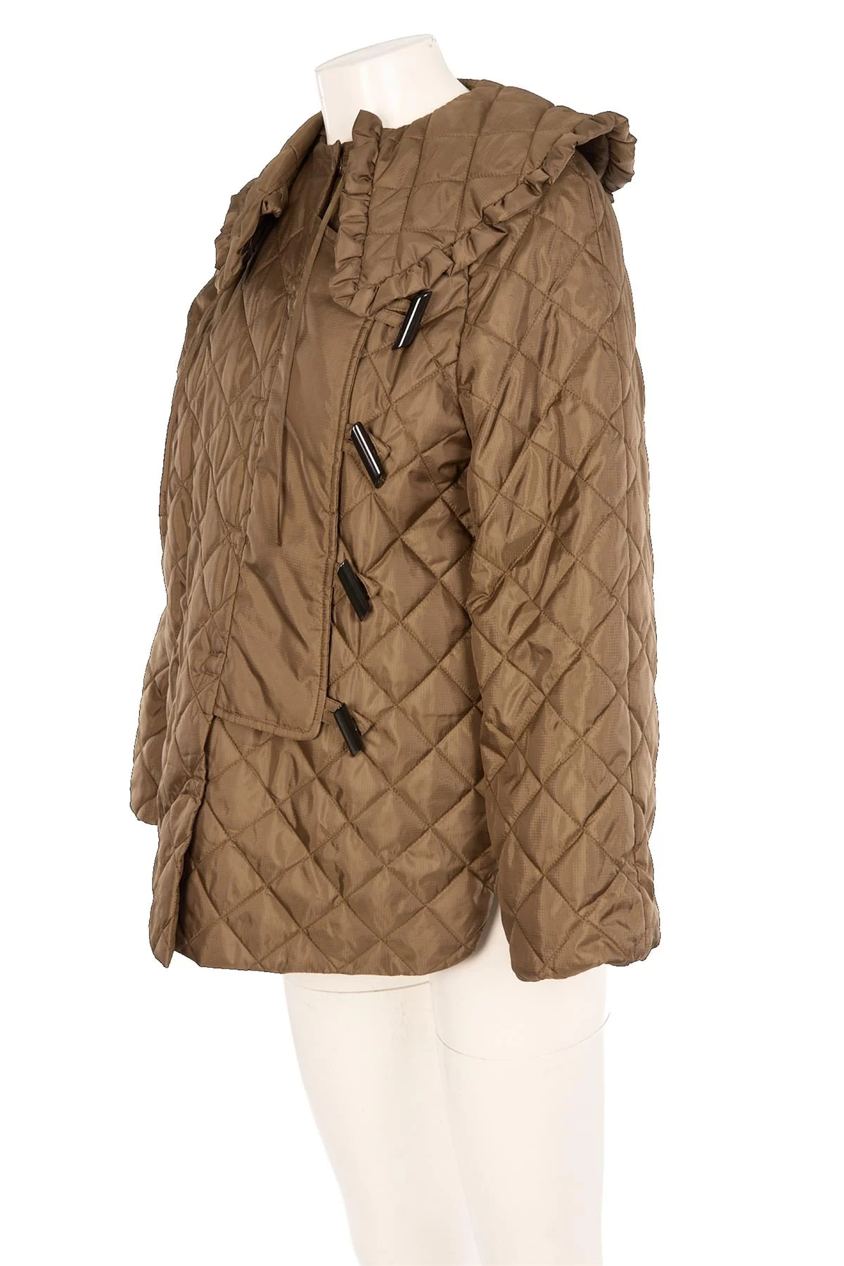 GANNI GREEN SHELL JACKET DE 32 UK 4 - Image 3