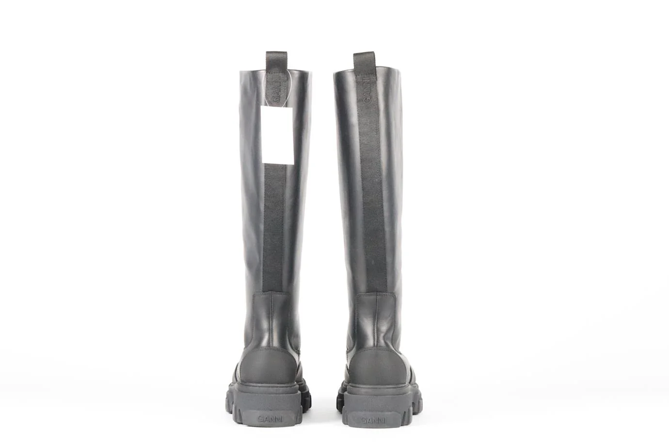 GANNI LEATHER PLATFORM KNEE HIGH BOOTS EU 38 UK 5 US 8 - Image 4