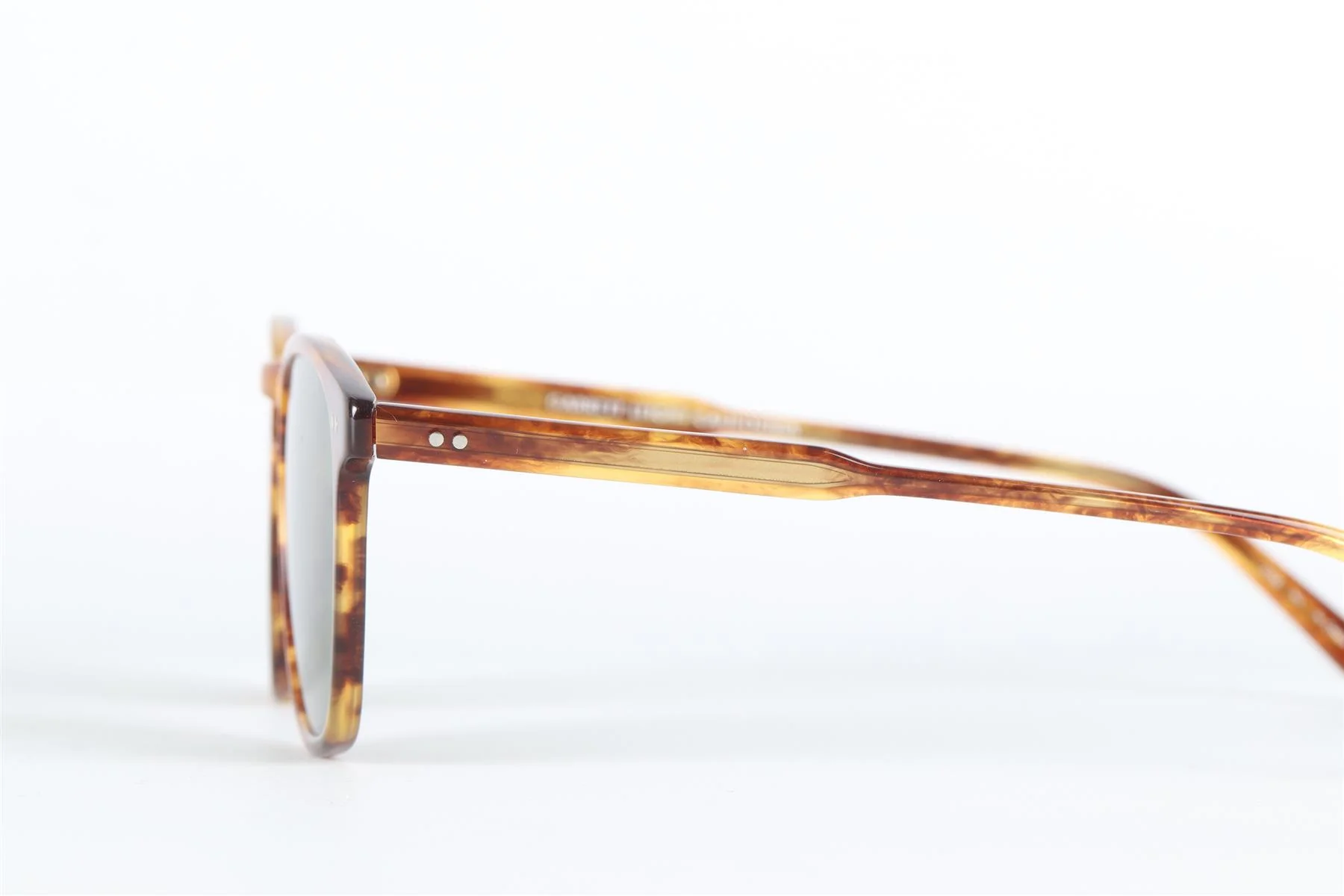 GARRETT LEIGHT BROWN SQUARE FRAME ACETATE SUNGLASSES - Image 5