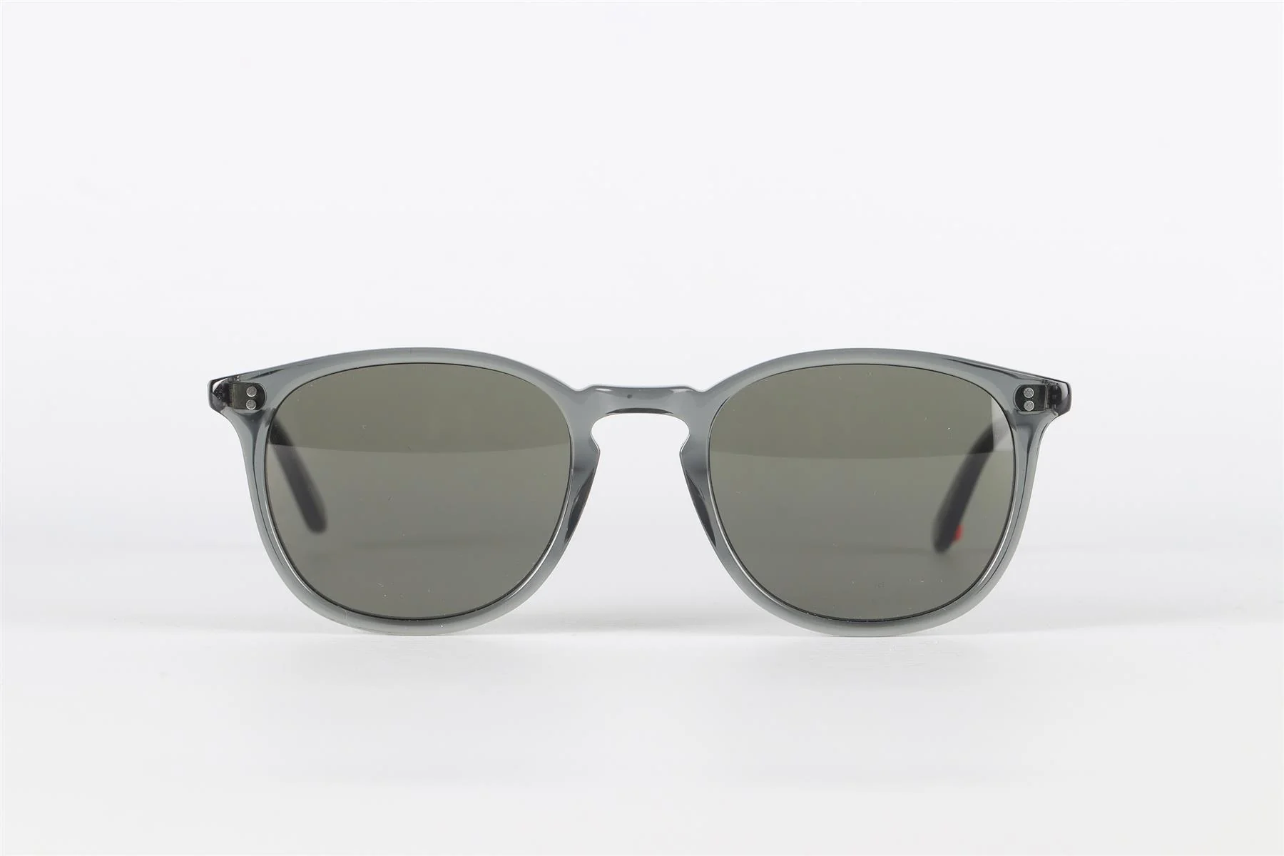 GARRETT LEIGHT GREY SQUARE FRAME ACETATE SUNGLASSES - Image 3
