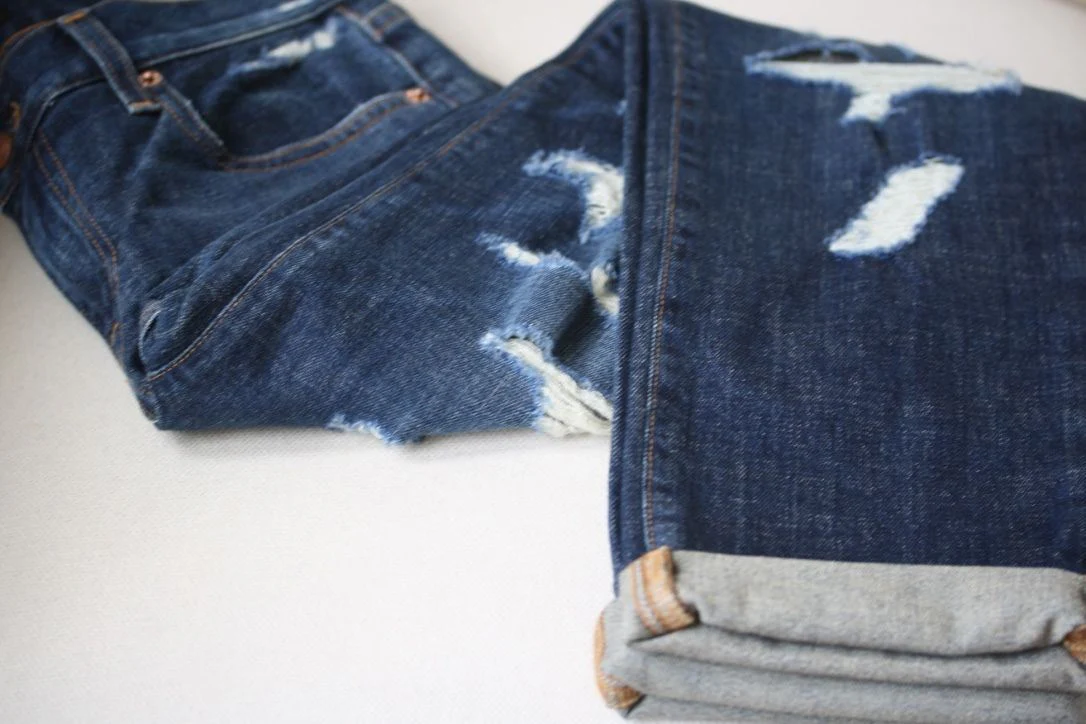 GENETIC DENIM BOYFRIEND ALEXA HEIRLOOM JEANS W24 UK 6 - Image 2