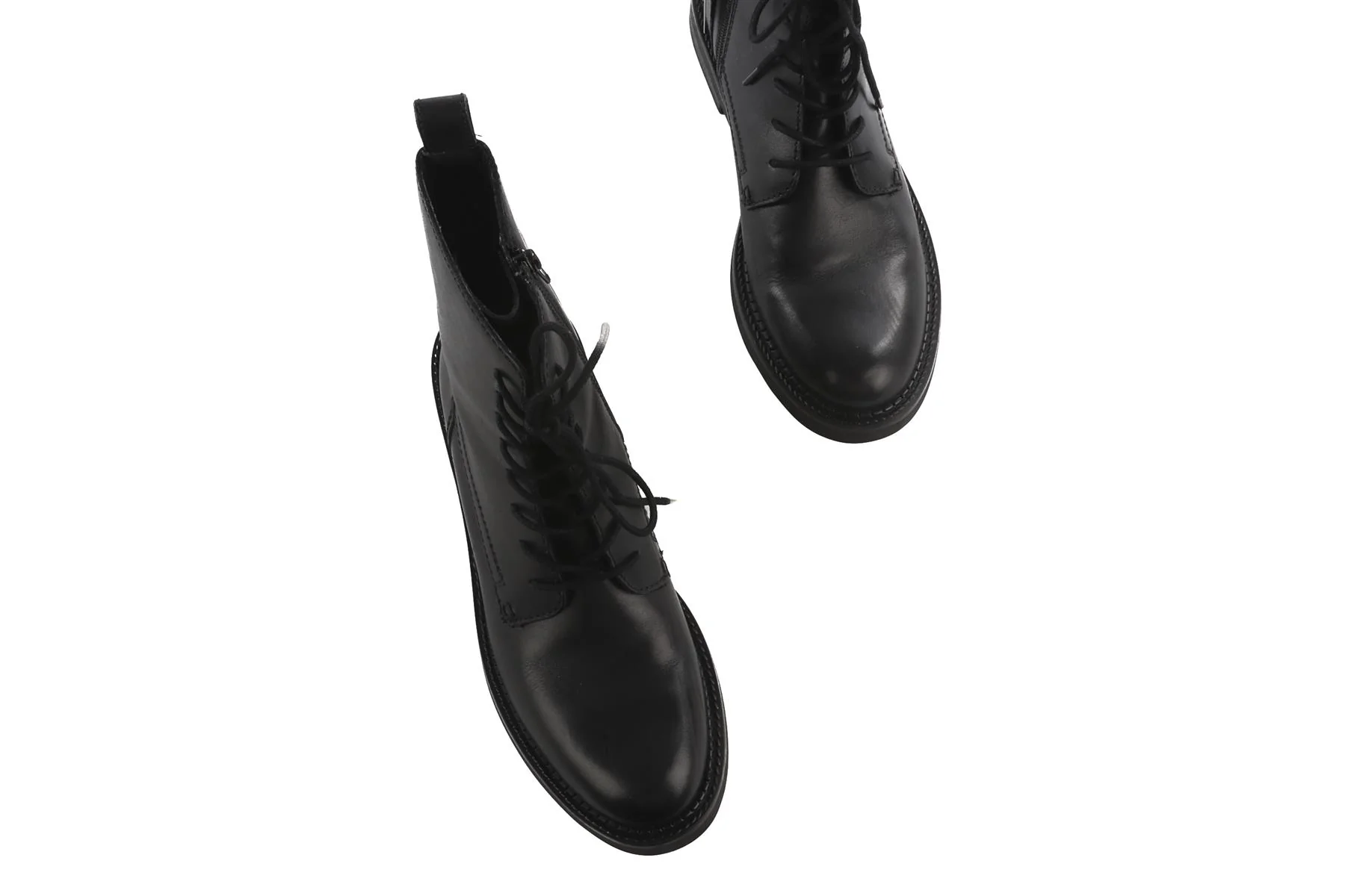 Geox Black Leather Boots EU 39 UK 6 US 9 - Image 3