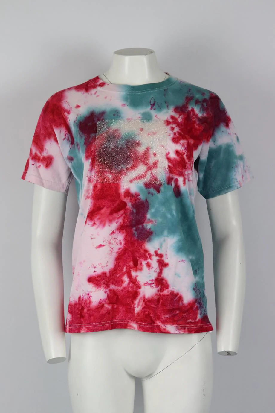 GERMANIER EMBELLISHED TIE DYED COTTON JERSEY T-SHIRT MEDIUM - Image 2
