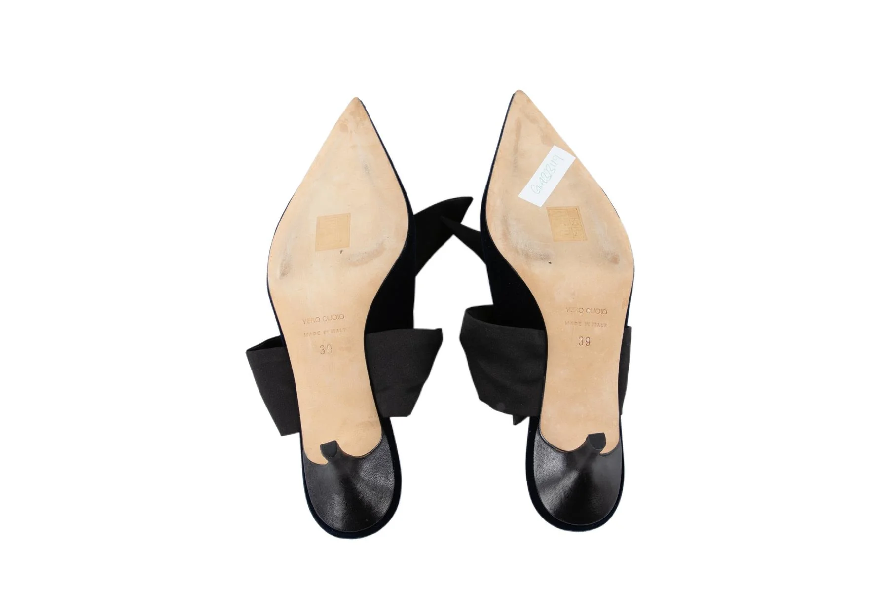 GIA COUTURE + ALEX EAGLE NAVY VELVET PUMPS EU 39 UK 6 US 9 - Image 6