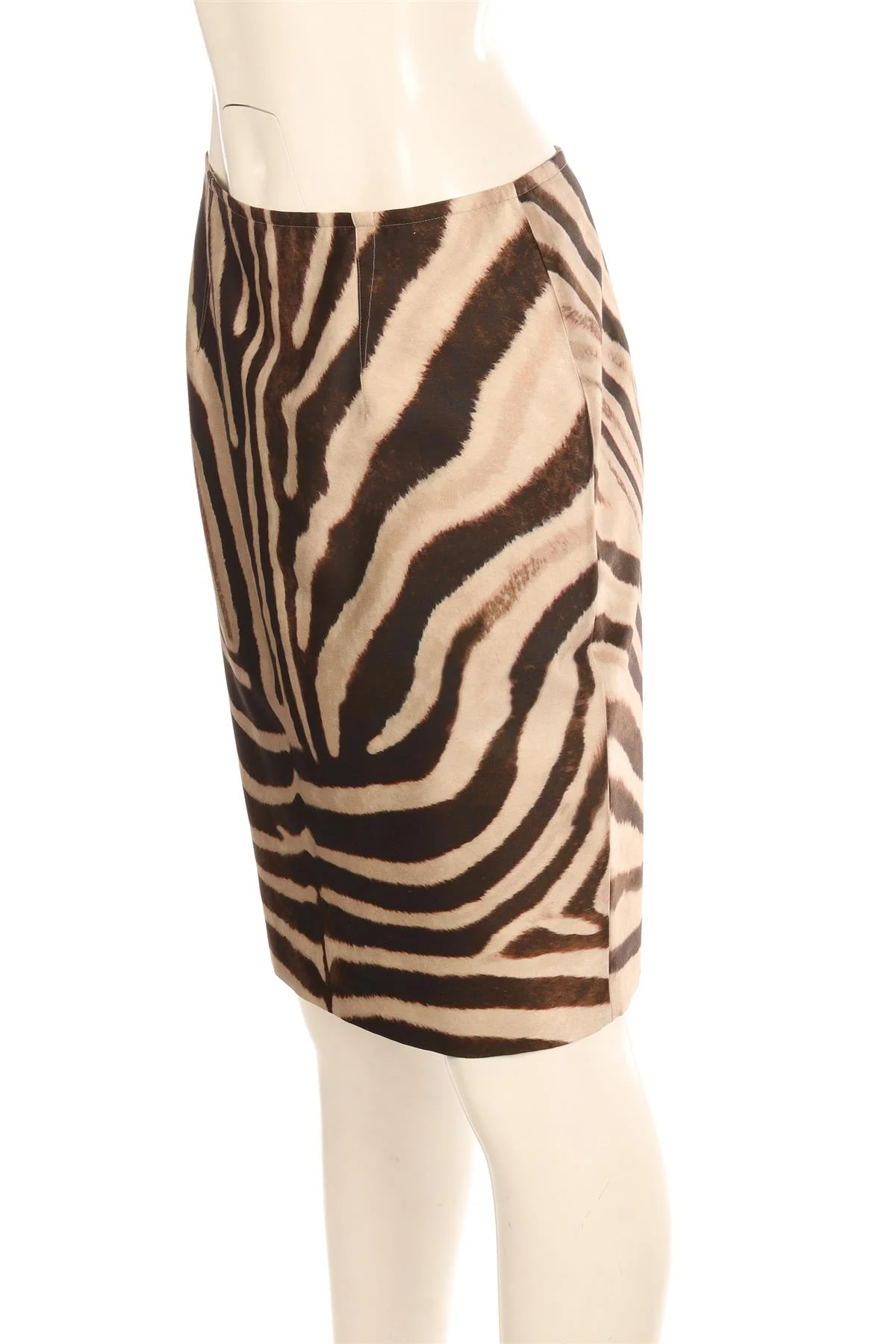 GIAMBATTISTA VALLI BEIGE COTTON MINI SKIRT IT 44 UK 12 - Image 3