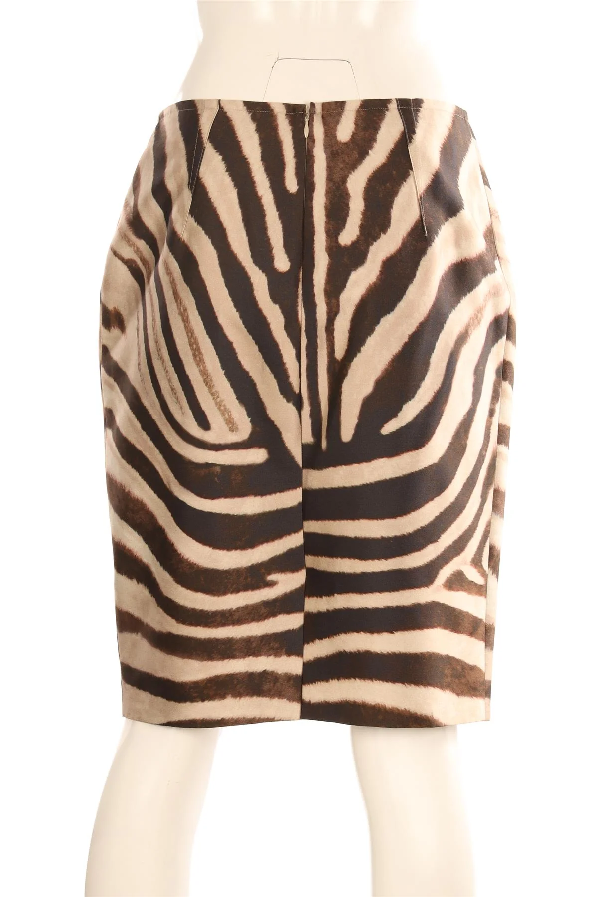 GIAMBATTISTA VALLI BEIGE COTTON MINI SKIRT IT 44 UK 12 - Image 4