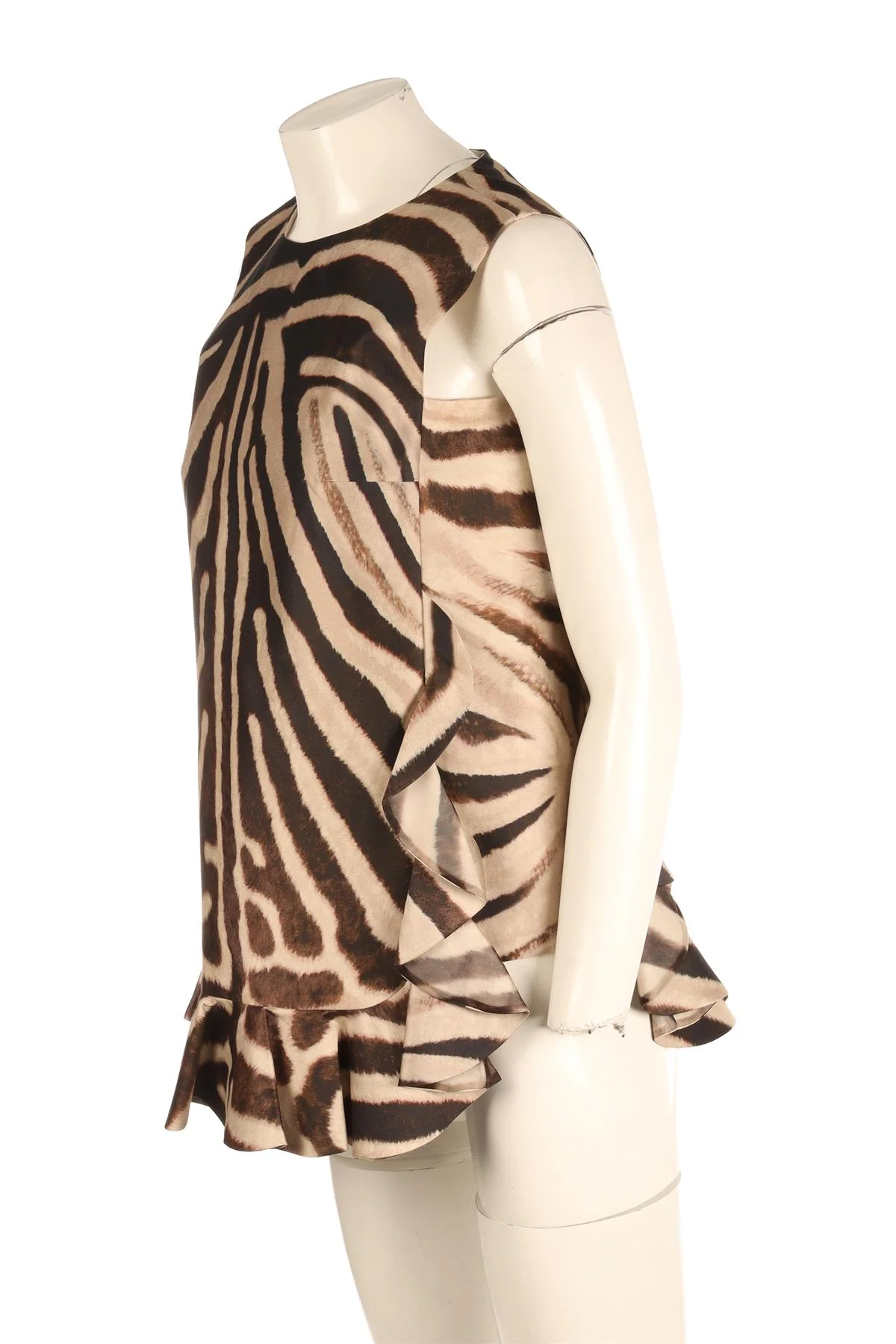 GIAMBATTISTA VALLI BEIGE COTTON TOP IT 40 UK 8 - Image 3