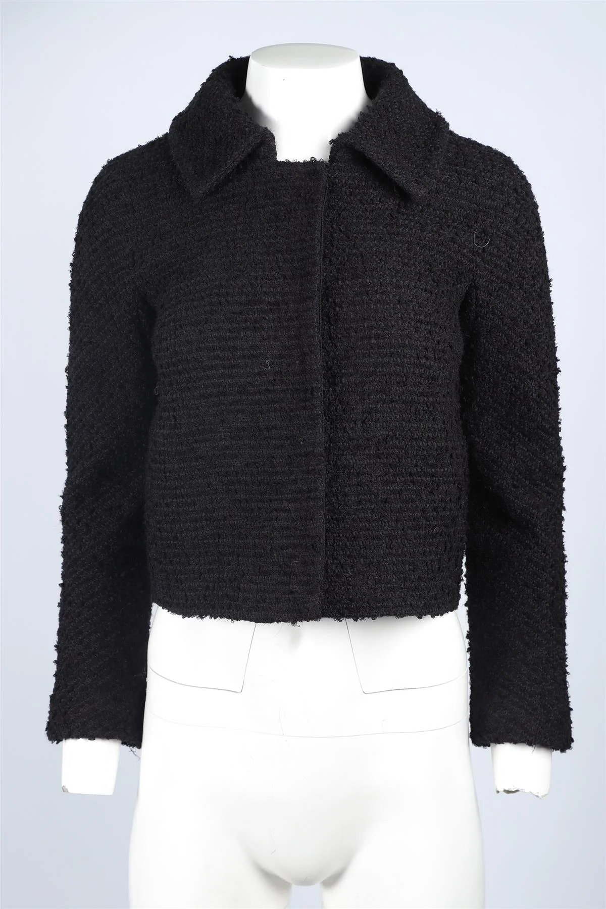 GIAMBATTISTA VALLI BLACK WOOL JACKET XSMALL - Image 2