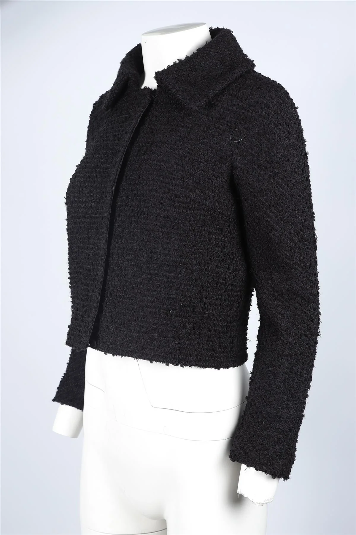 GIAMBATTISTA VALLI BLACK WOOL JACKET XSMALL - Image 3