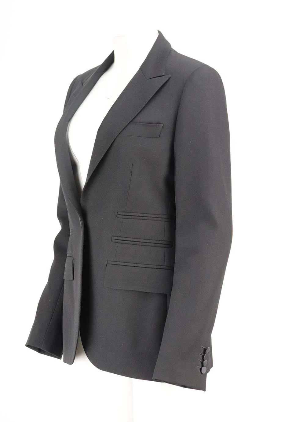 GIAMBATTISTA VALLI WOOL TWILL BLAZER IT 44 UK 12 - Image 3