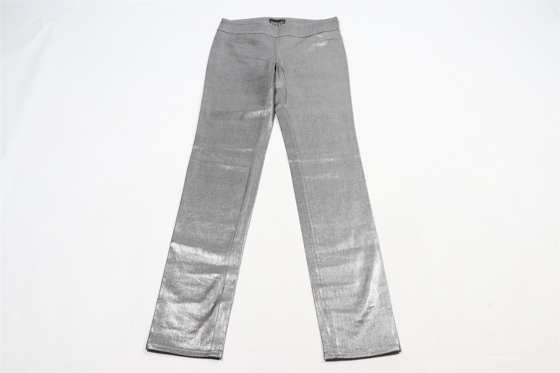 GIANFRANCO FERRE COTTON BLEND SKINNY PANTS IT 38 UK 6 - Image 2