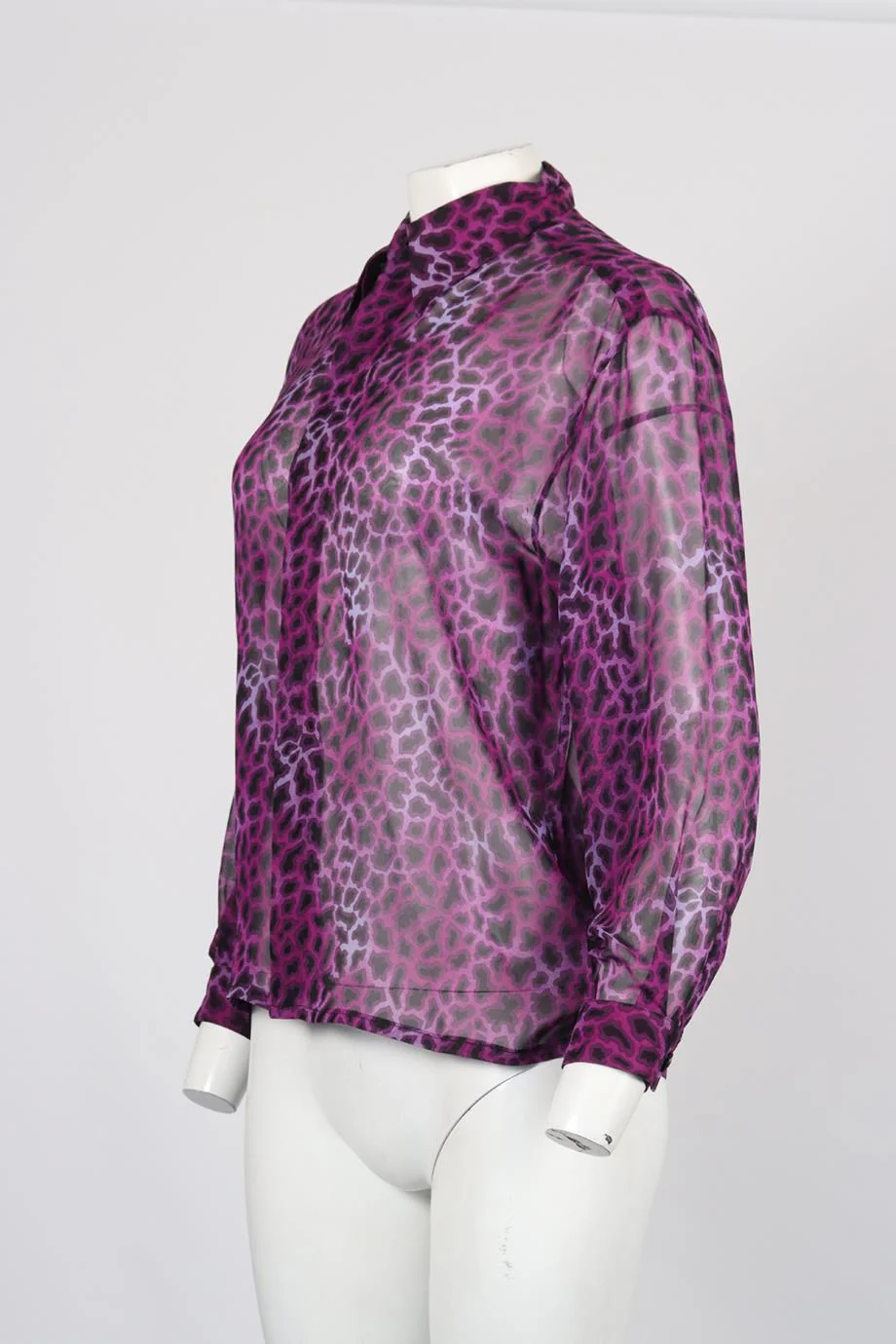 GIANNI VERSACE VINTAGE PRINTED SILK SHIRT IT 46 UK 14 - Image 3