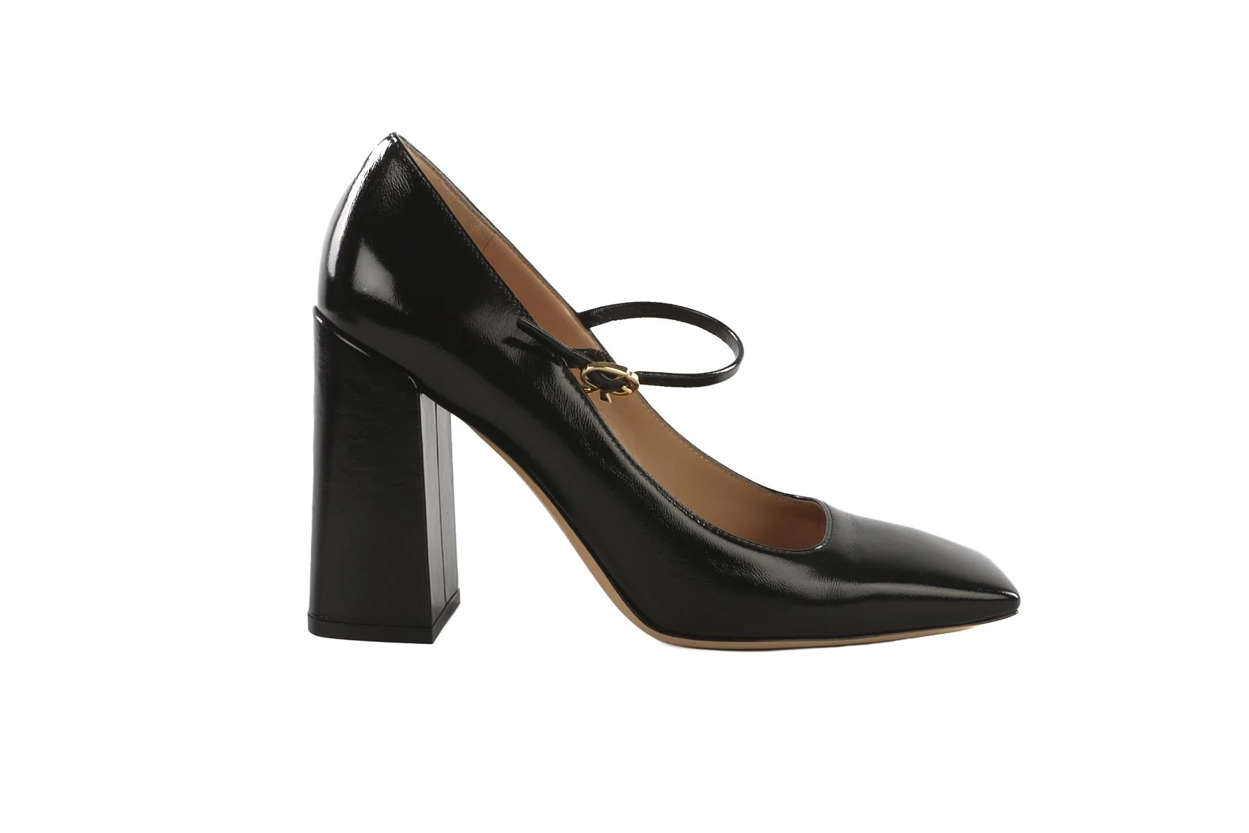 GIANVITO ROSSI BLACK LEATHER PUMPS EU 39 UK 6 - Image 2