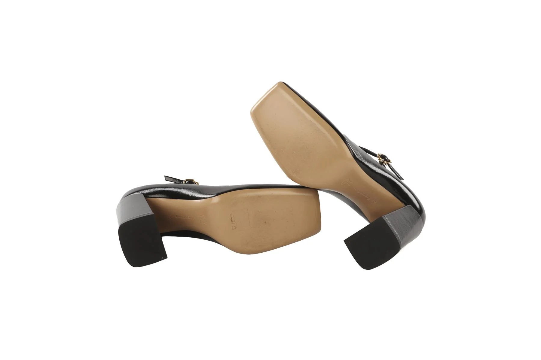 GIANVITO ROSSI BLACK LEATHER PUMPS EU 39 UK 6 - Image 6