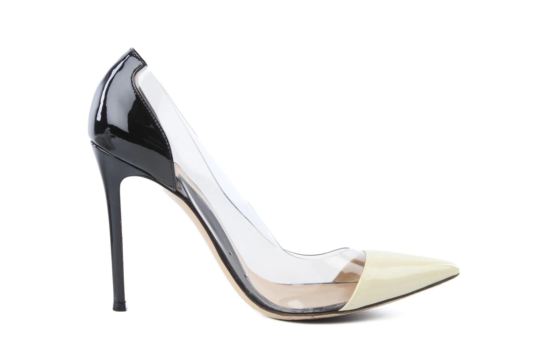 GIANVITO ROSSI BLACK PVC PUMPS EU 39 UK 6 US 9 - Image 2