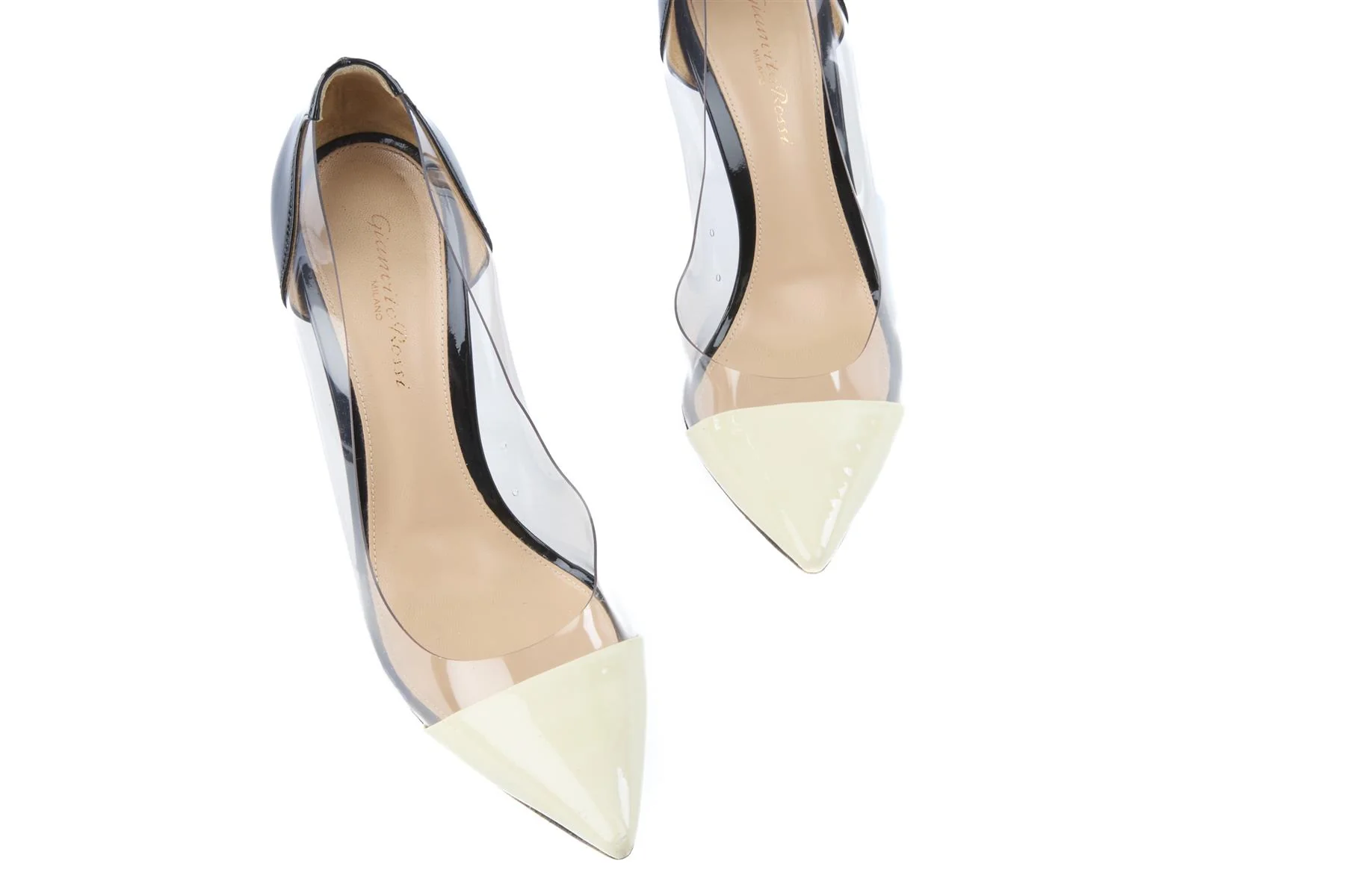 GIANVITO ROSSI BLACK PVC PUMPS EU 39 UK 6 US 9 - Image 4