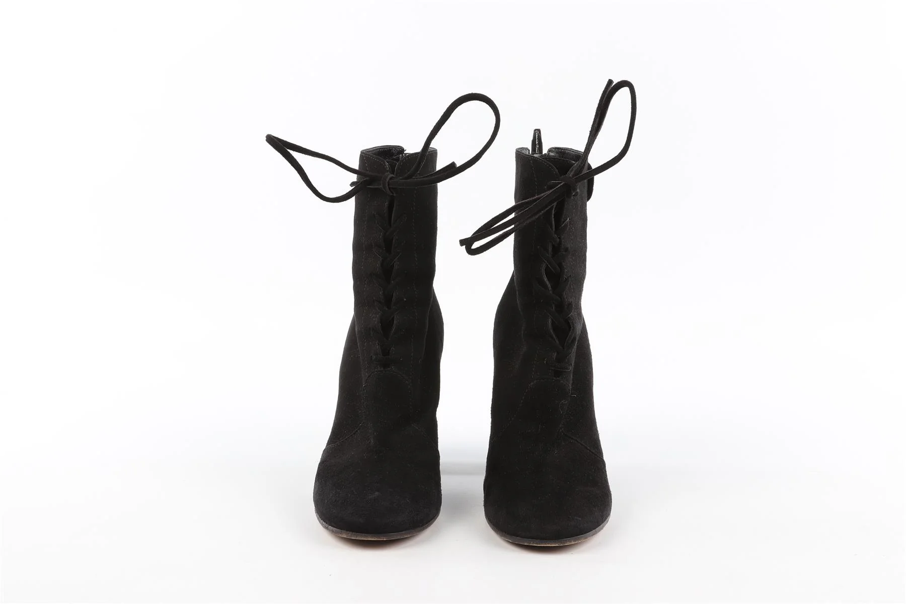 GIANVITO ROSSI BLACK SUEDE ANKLE BOOTS EU 38 UK 5 US 8 - Image 3