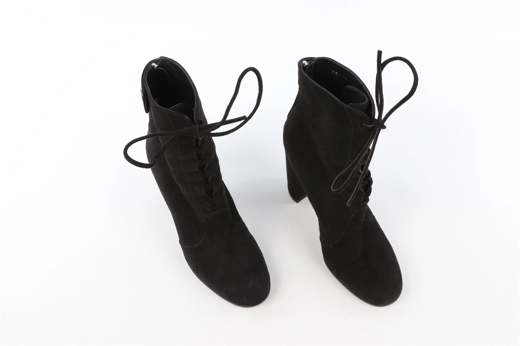 GIANVITO ROSSI BLACK SUEDE ANKLE BOOTS EU 38 UK 5 US 8 - Image 5